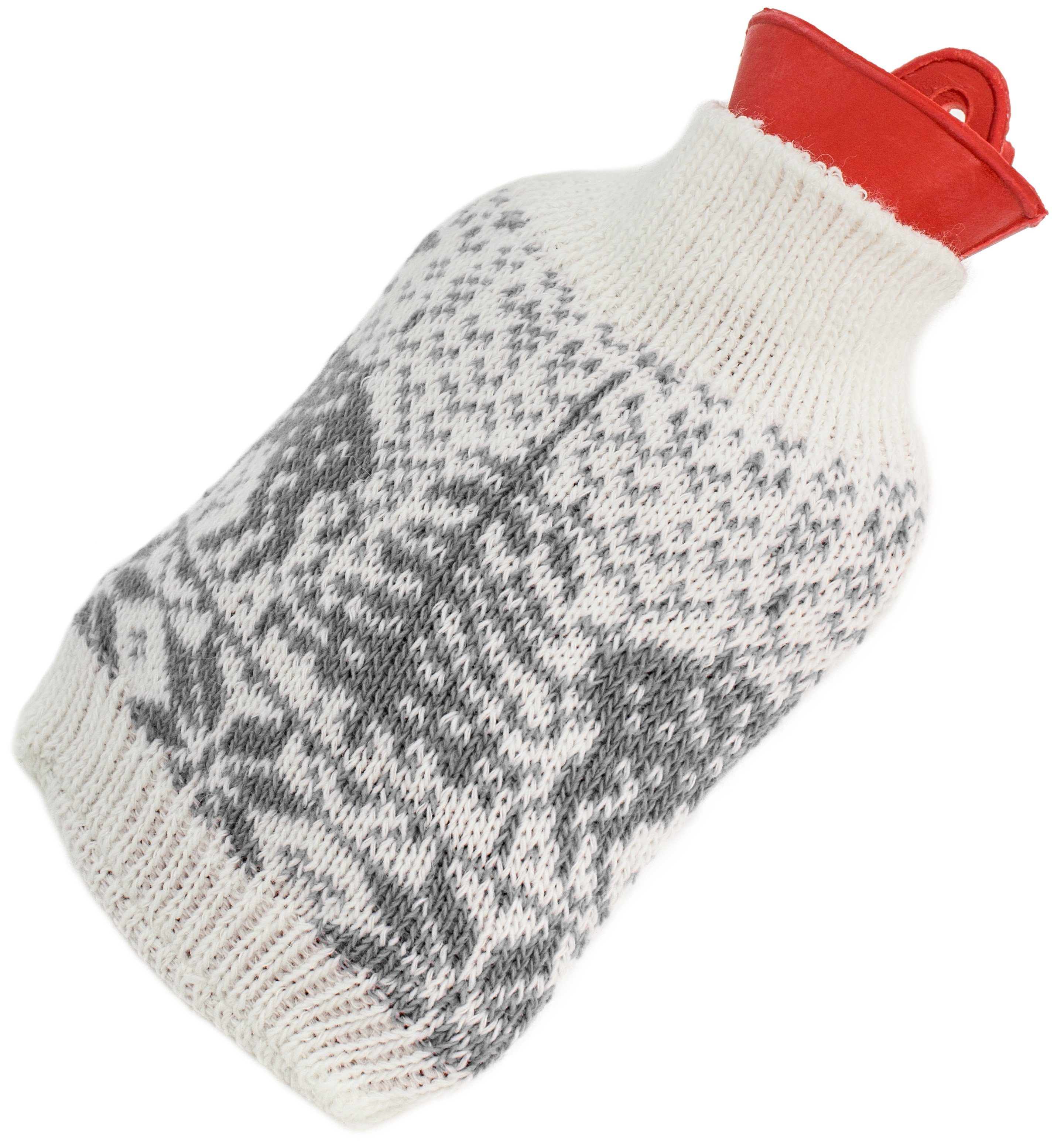 BRUBAKER Norwegersocken Kuschel Geschenkset Warme Füße (1-Paar) Kuschelsocken Set für Frauen mit Wärmeflasche