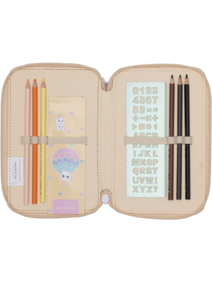 BECKMANN Beckmann 3-Fächrige Federmappe Yellow Heart günstig kaufen onesize