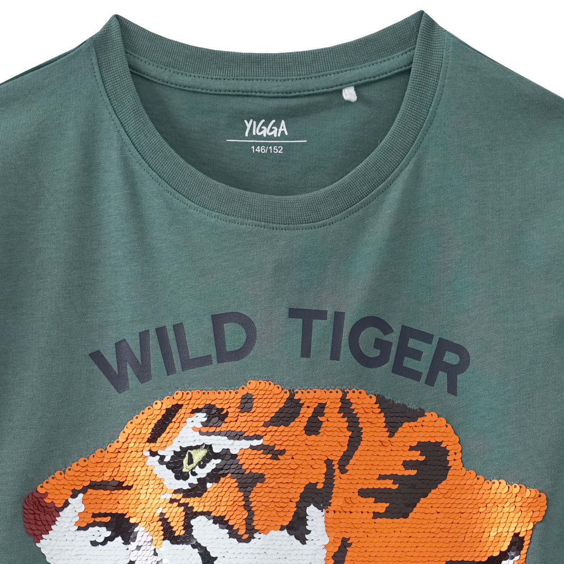 Jungen Langarmshirt mit Wendepailletten