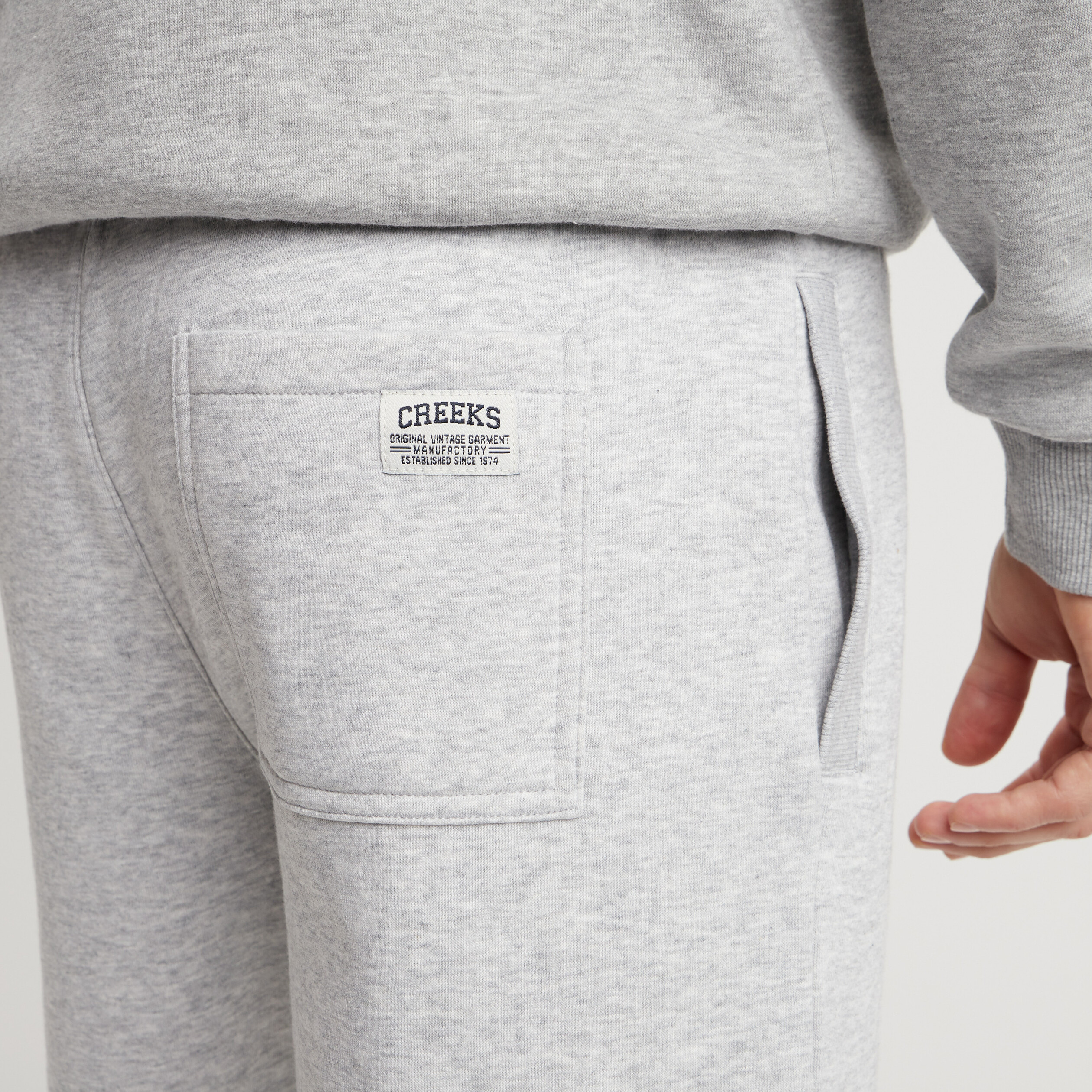Jogging-Short droit Creeks gris homme | La Halle