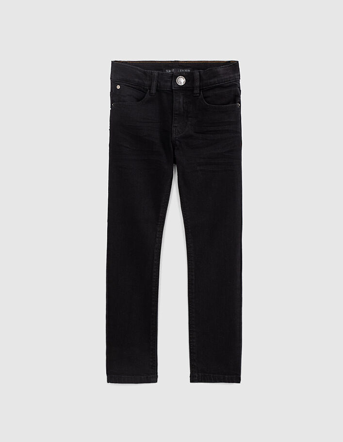 Jean slim noir Essentiel en coton bio garçon