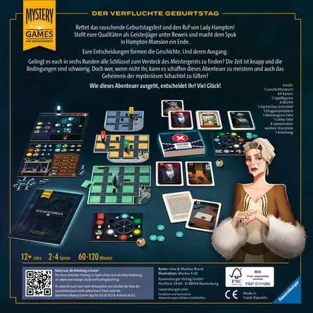 Mystery Games – Der verfluchte Geburtstag - Spiel ab 12 Jahren