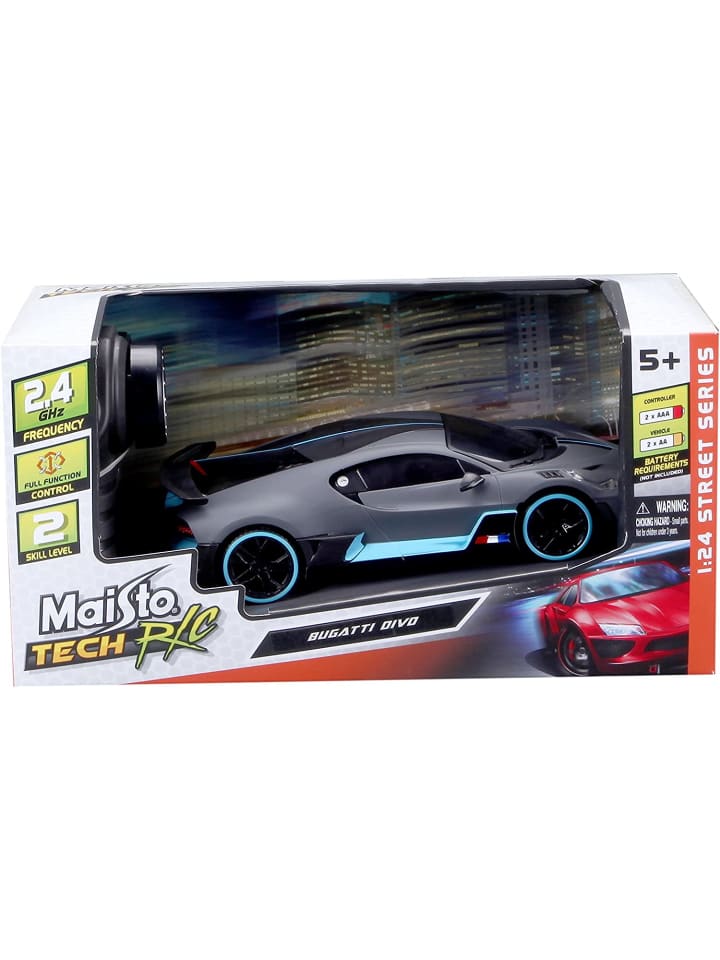 Maisto Ferngesteuertes Auto - Bugatti Divo (grau, Maßstab 1:24) in grau günstig kaufen onesize