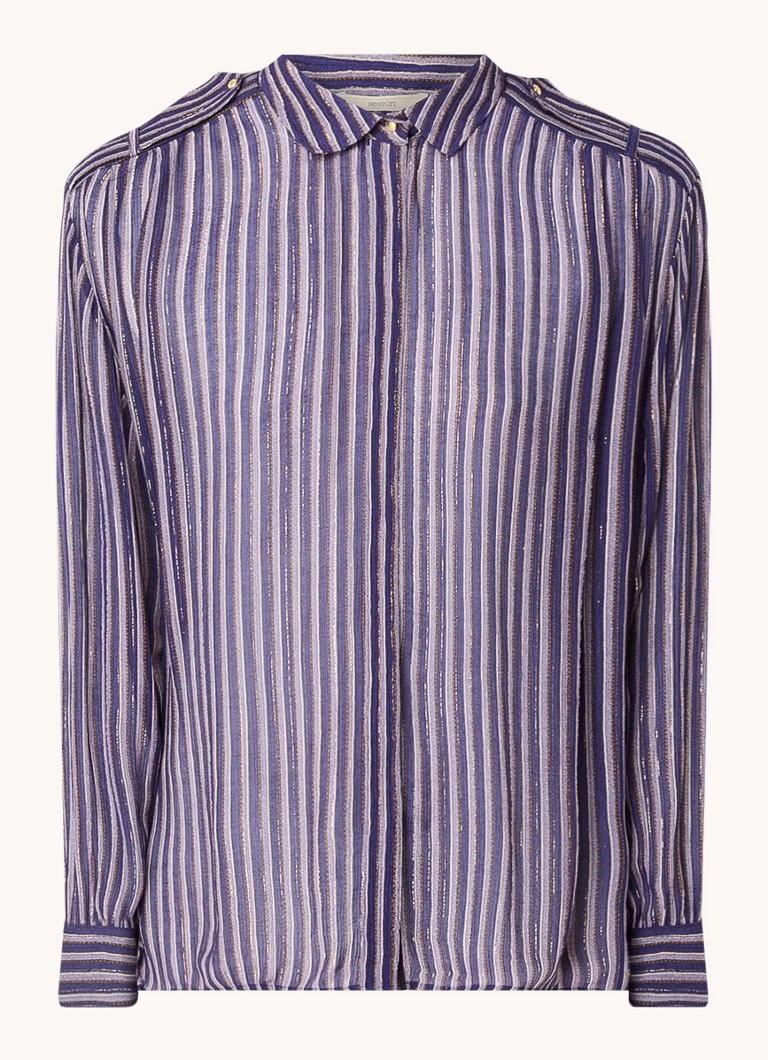 Sessùn Ginger semi-transparent blouse in silk blend