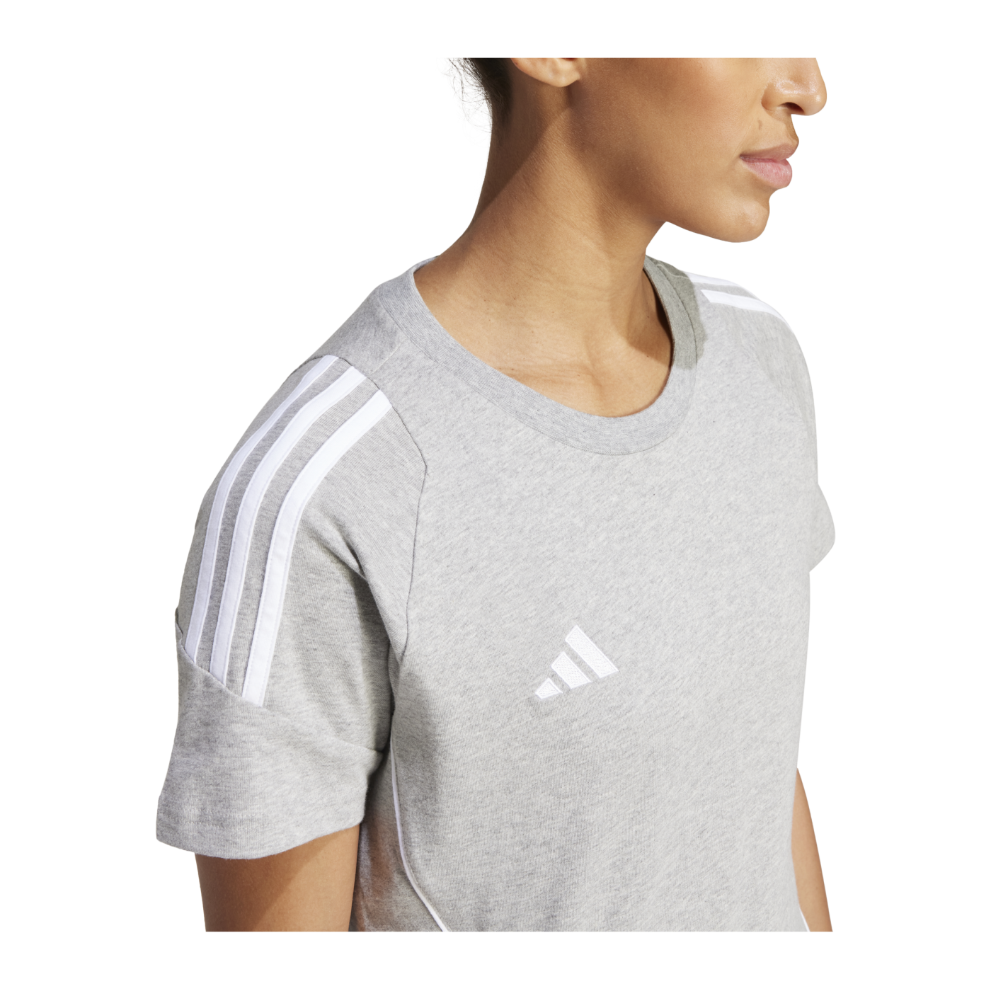 adidas Tiro 24 T-Shirt Damen Grau Weiss