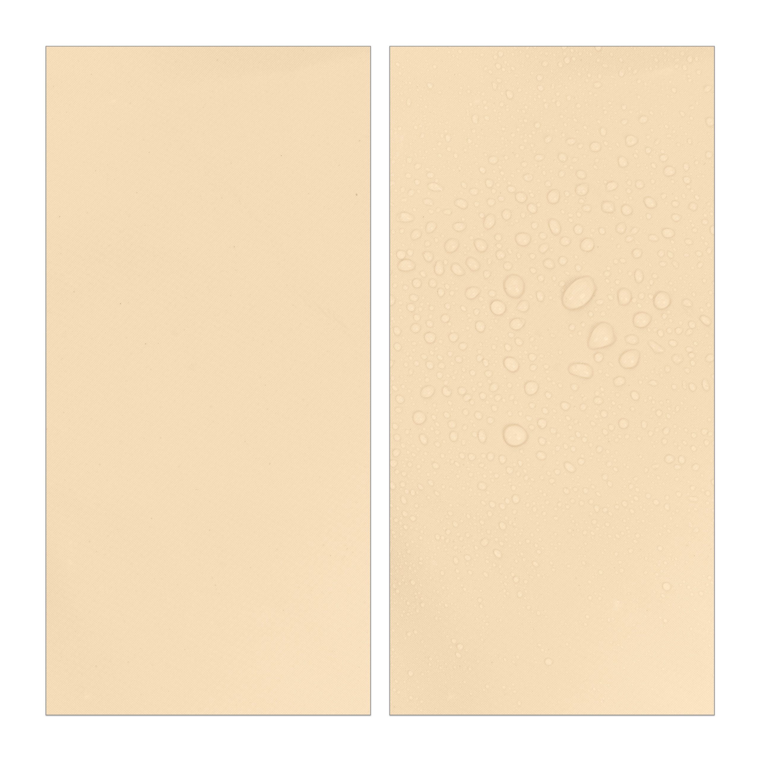 relaxdays Sonnensegel Sonnensegel beige rechteckig, 3,5 x 4,5 m
