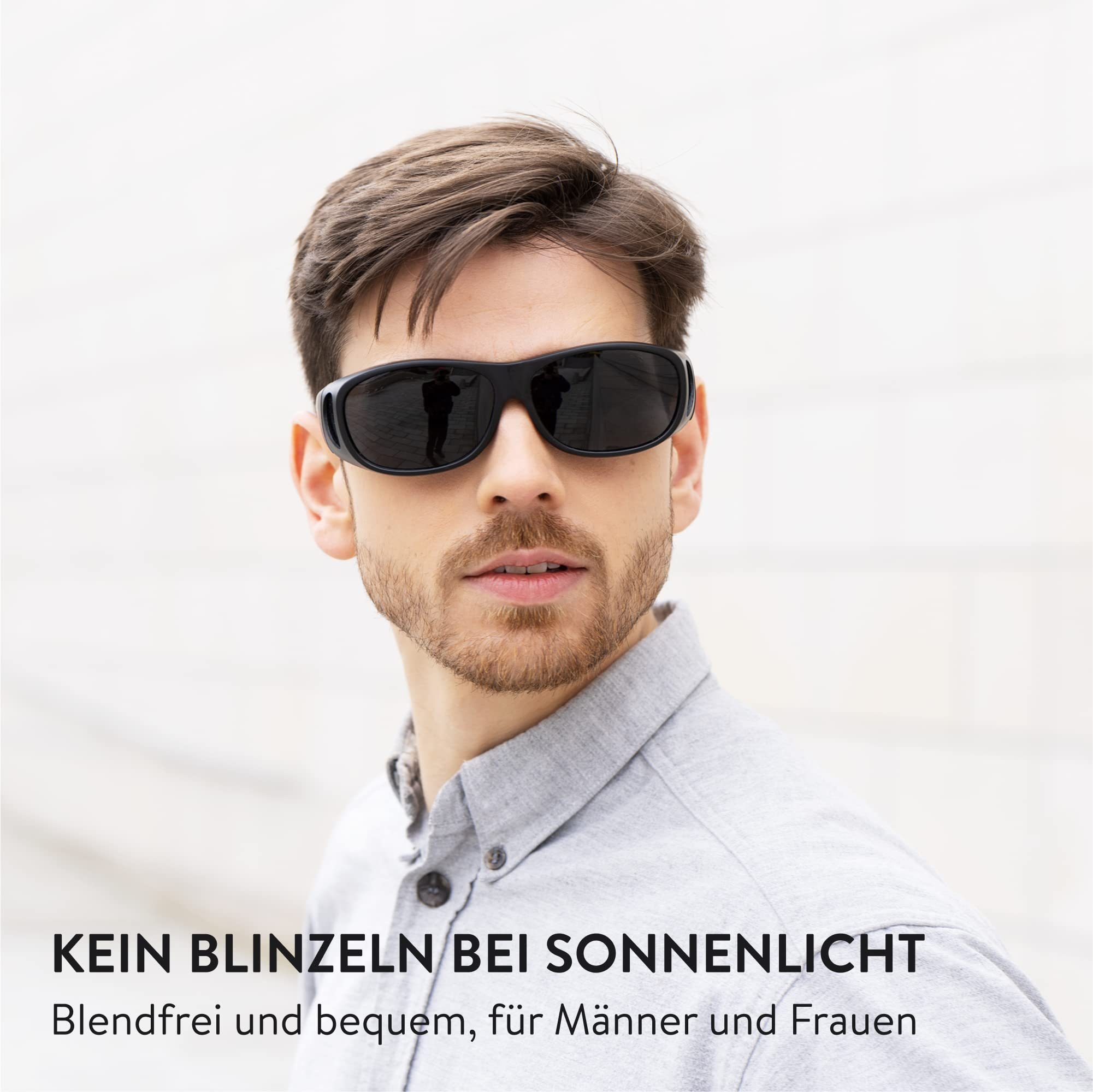Bezzee Pro Sonnenbrille Polarisierte Überbrille Bezzee Pro Polarisierte Überbrille - UV400 Sonnenschutz