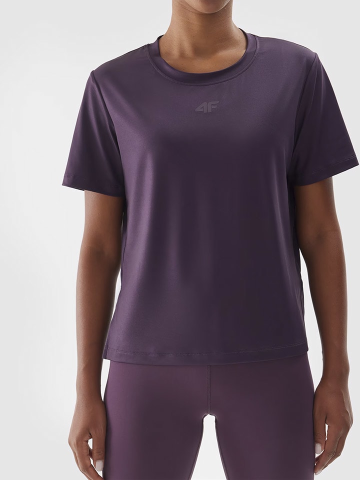 4F Trainingsshirt in Lila günstig kaufen