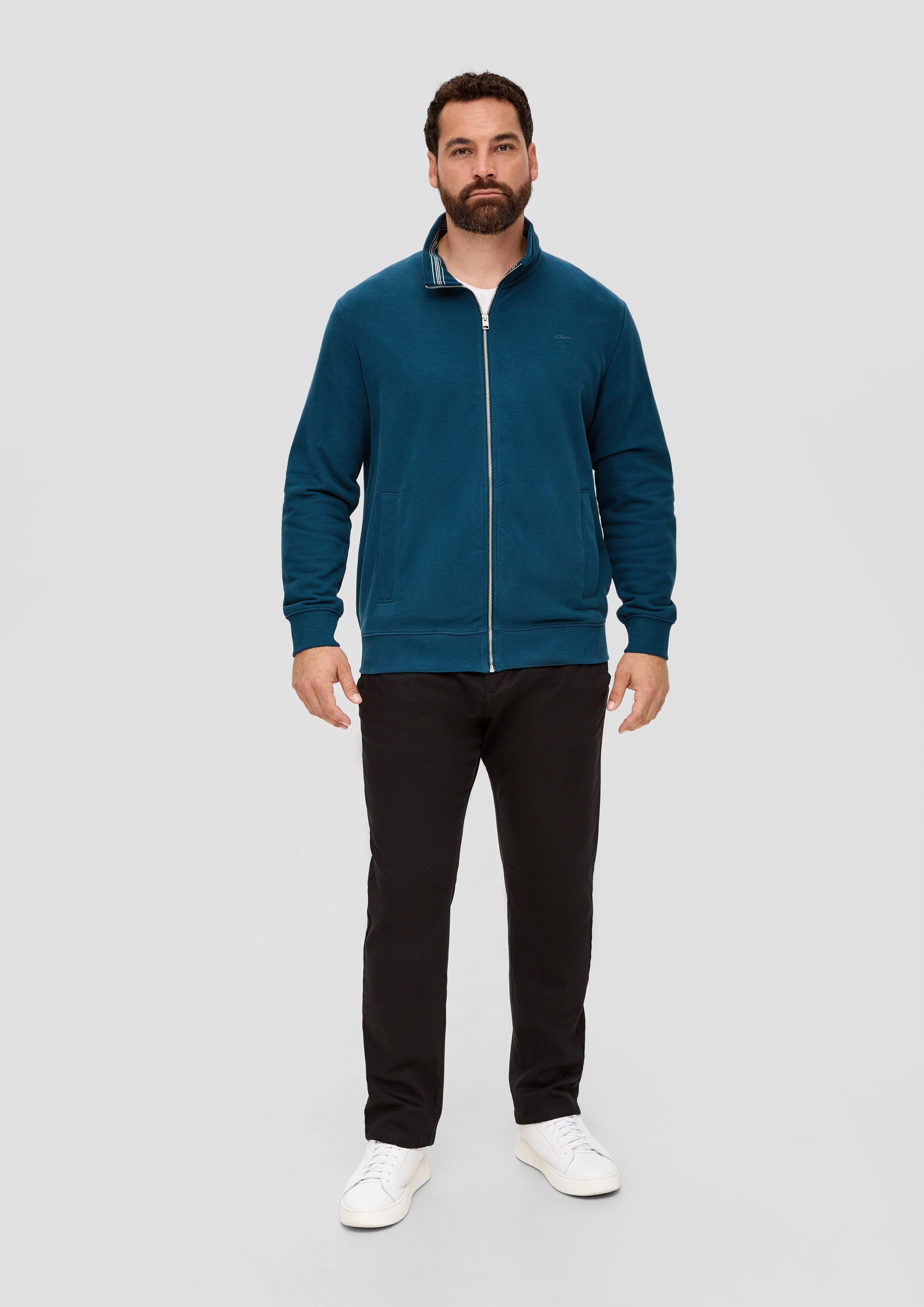 Sweatjacke mit Stehkragen  2139717-6904