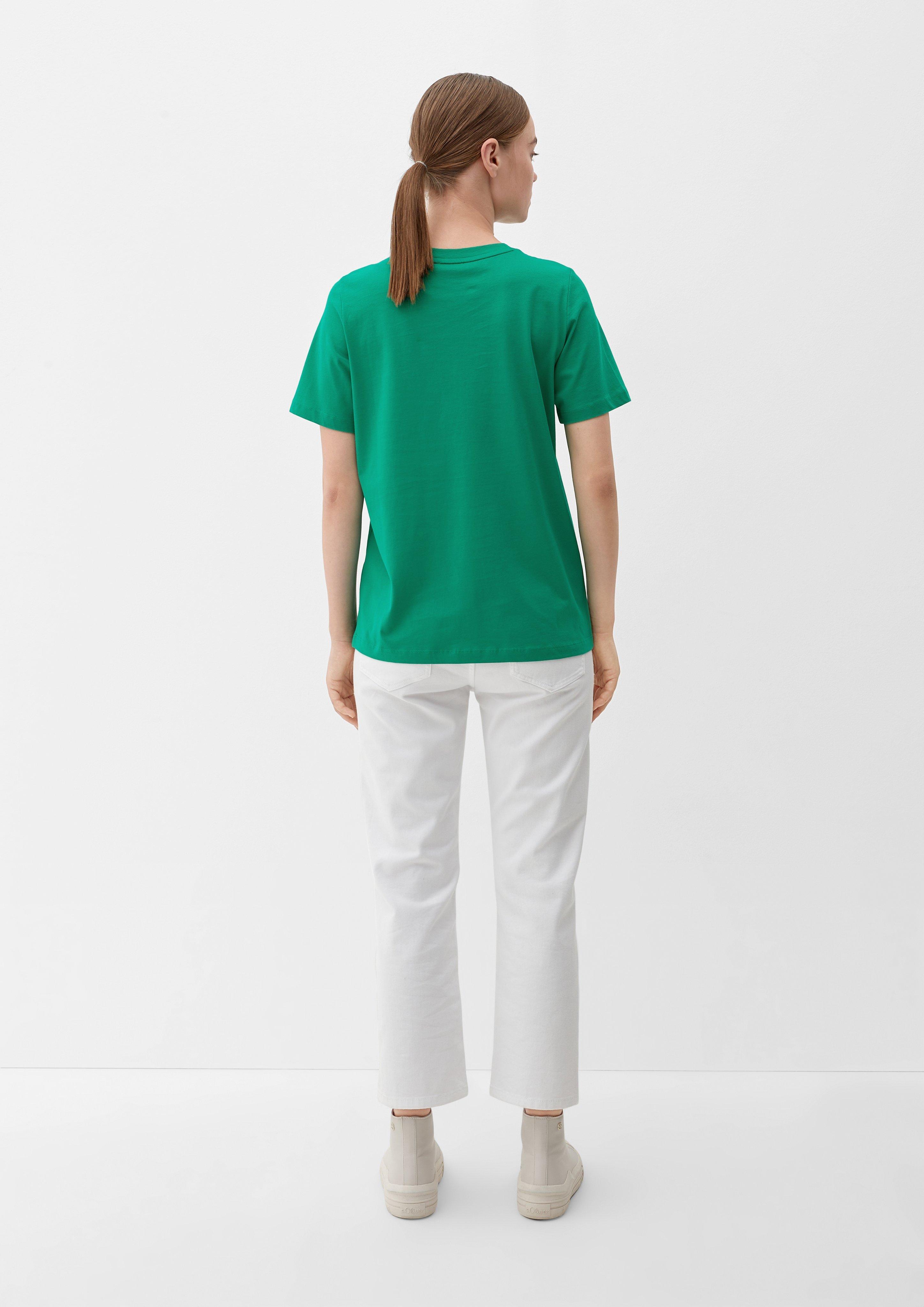 T-Shirt mit Brusttasche  2129620-7646