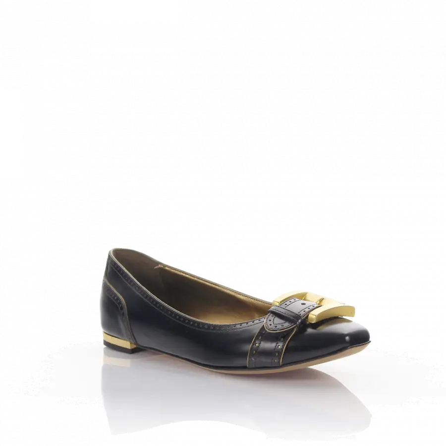 Giuseppe Zanotti - Ballerinas Judi 10 Leder braun - braun