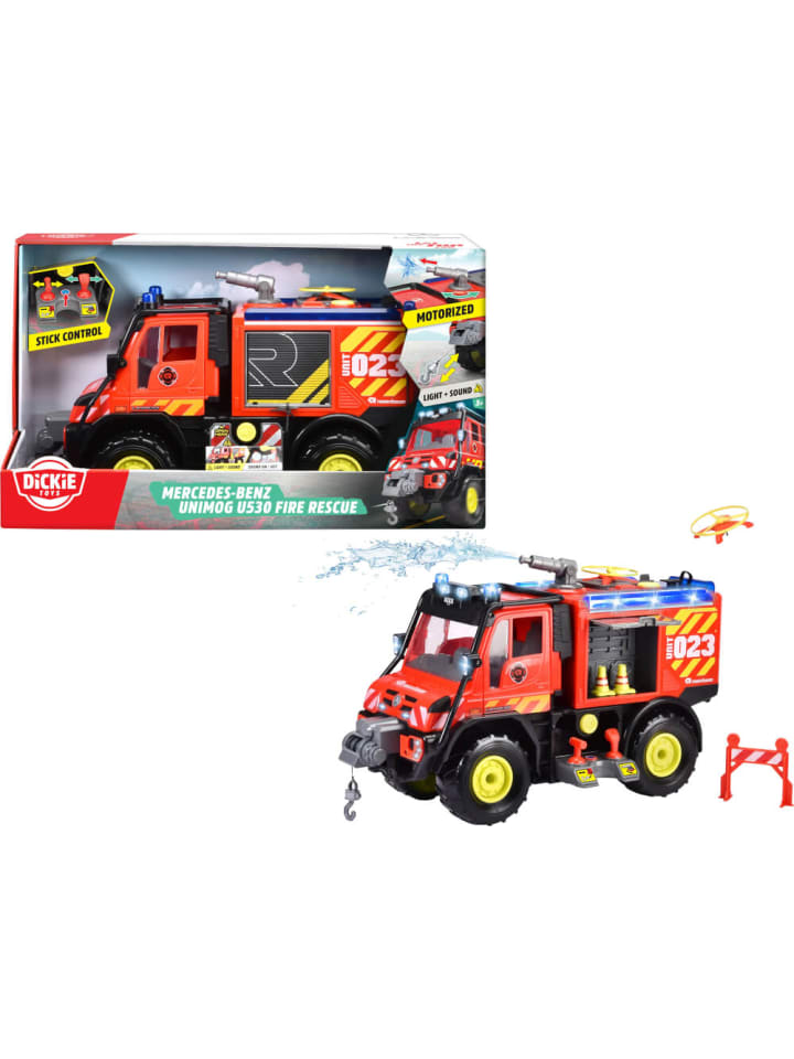 Dickie Toys Spielzeugfahrzeug Feuerwehr mit Wasserfunktion Unimog U530, ab 3 Jahre günstig kaufen onesize