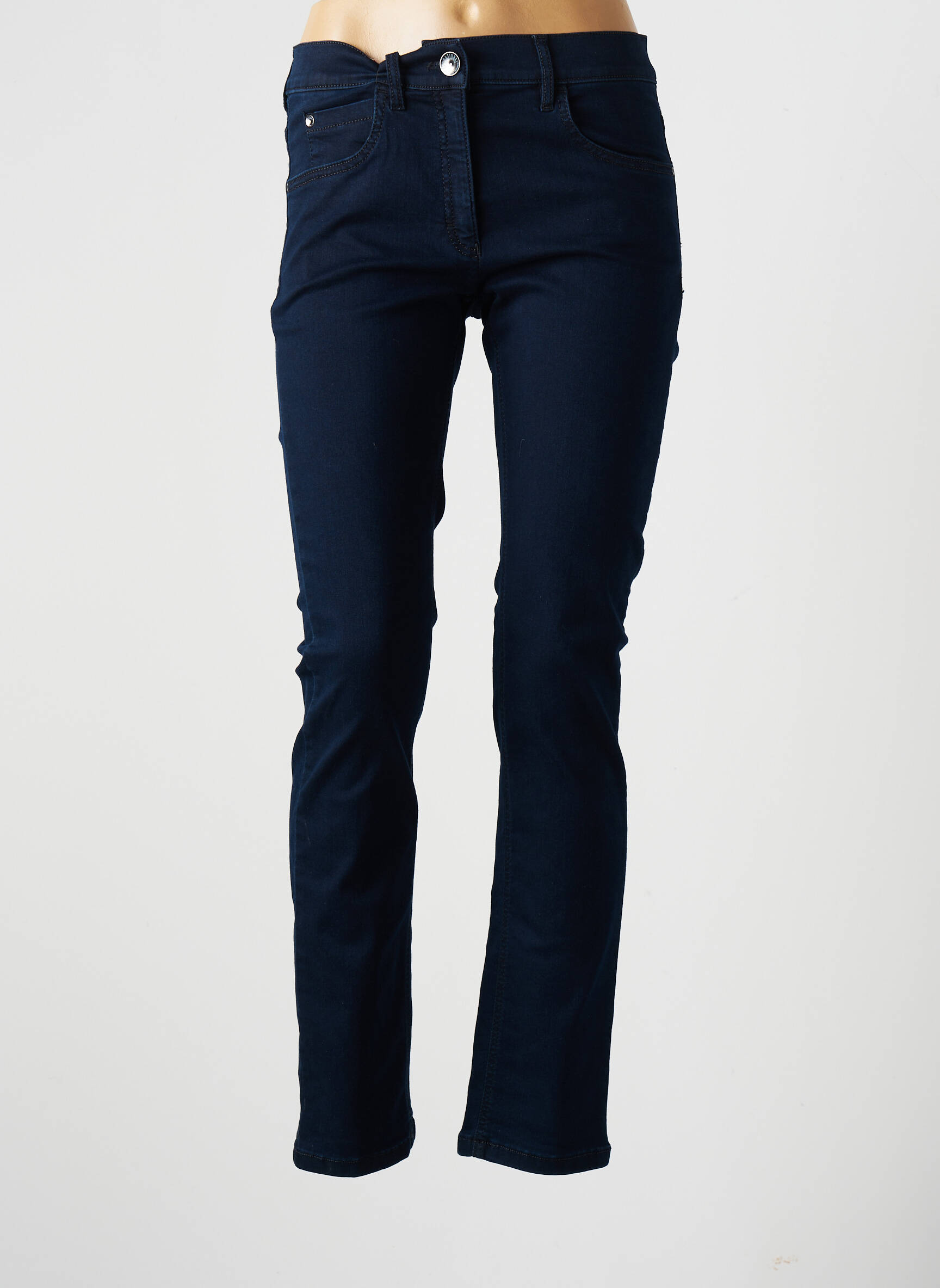 Zerres Jeans Coupe Slim Femme couleur bleu
