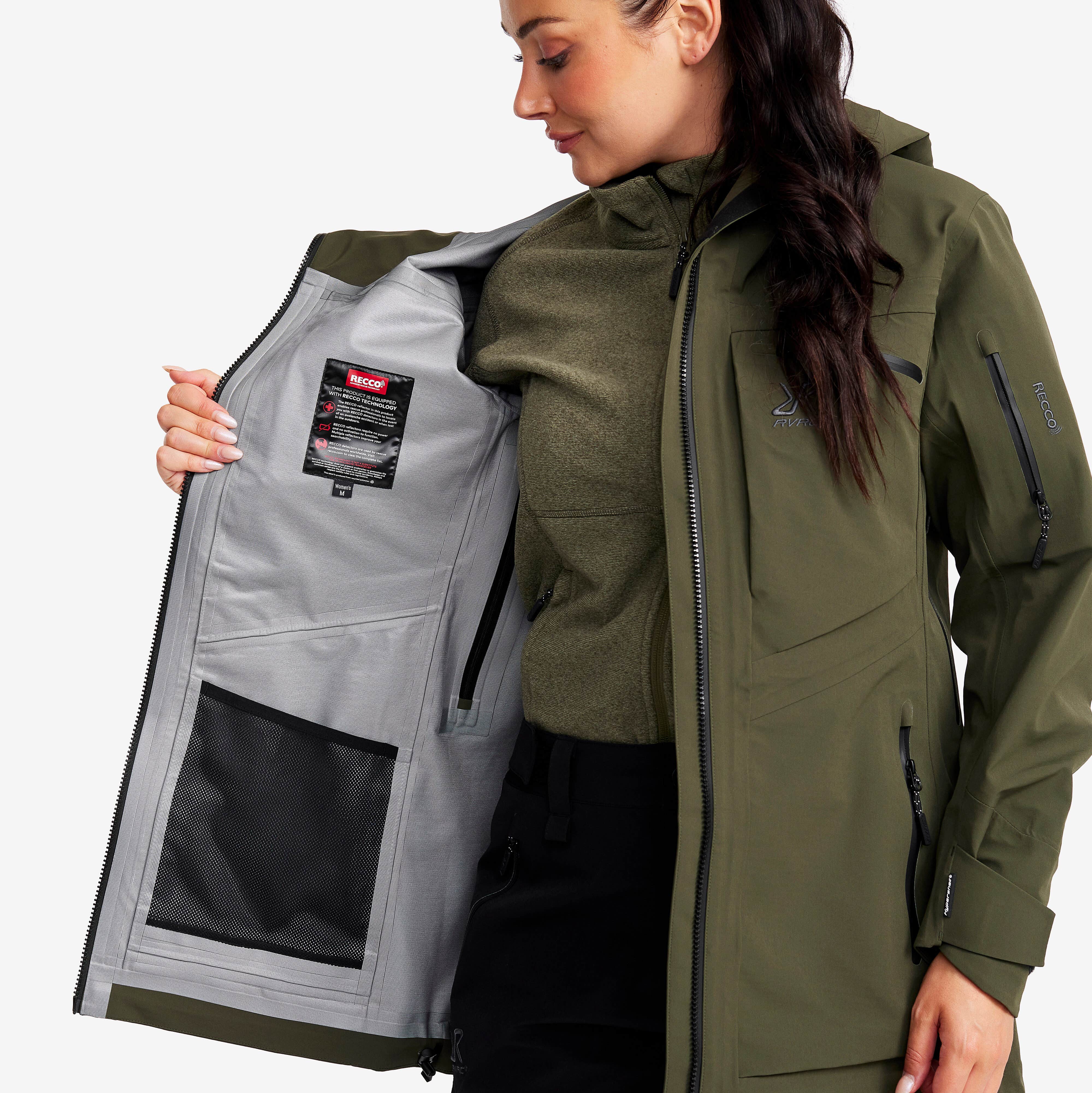 Cyclone Long 3L Jacket Femme Forest Night