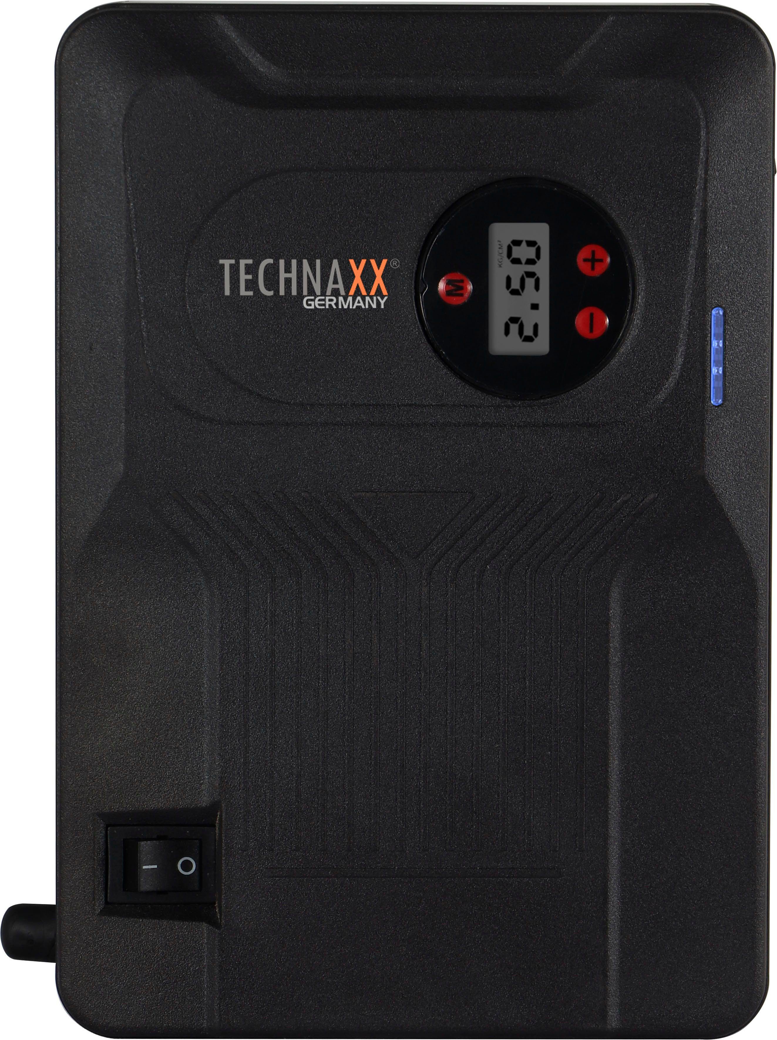 Technaxx TX-219 Starthilfegerät 14000 mAh, 4-in-1 Jump Starter, Luftkompressor, Power Bank, LED