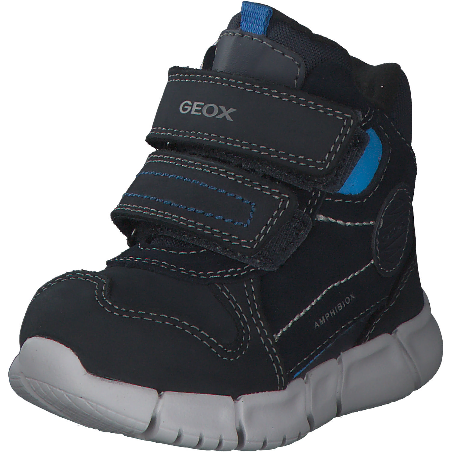 Geox B163PA, Stiefeletten (Kinder), Kinder, Navy/Sky Blue