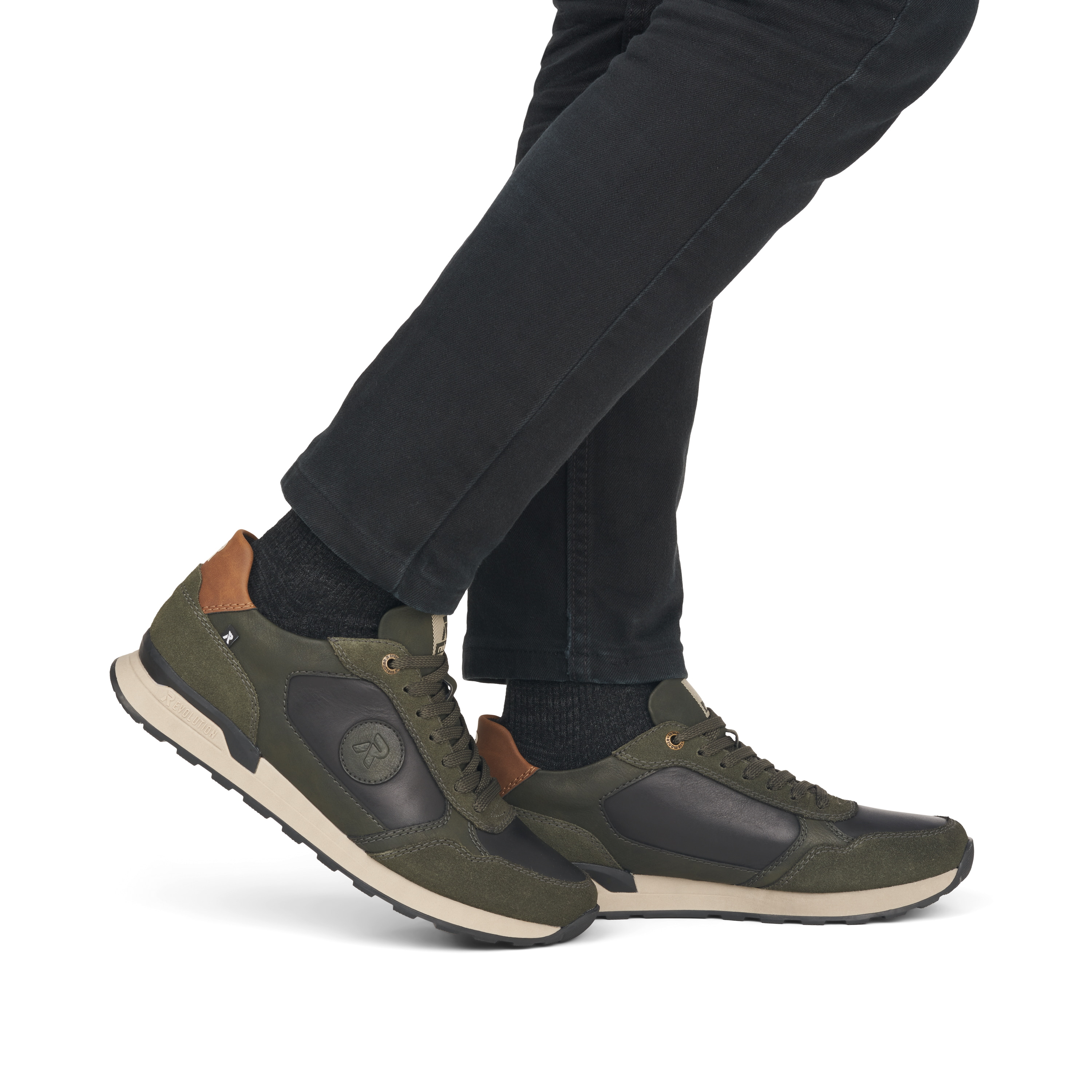 Rieker Herren Sneaker Low rainforest green