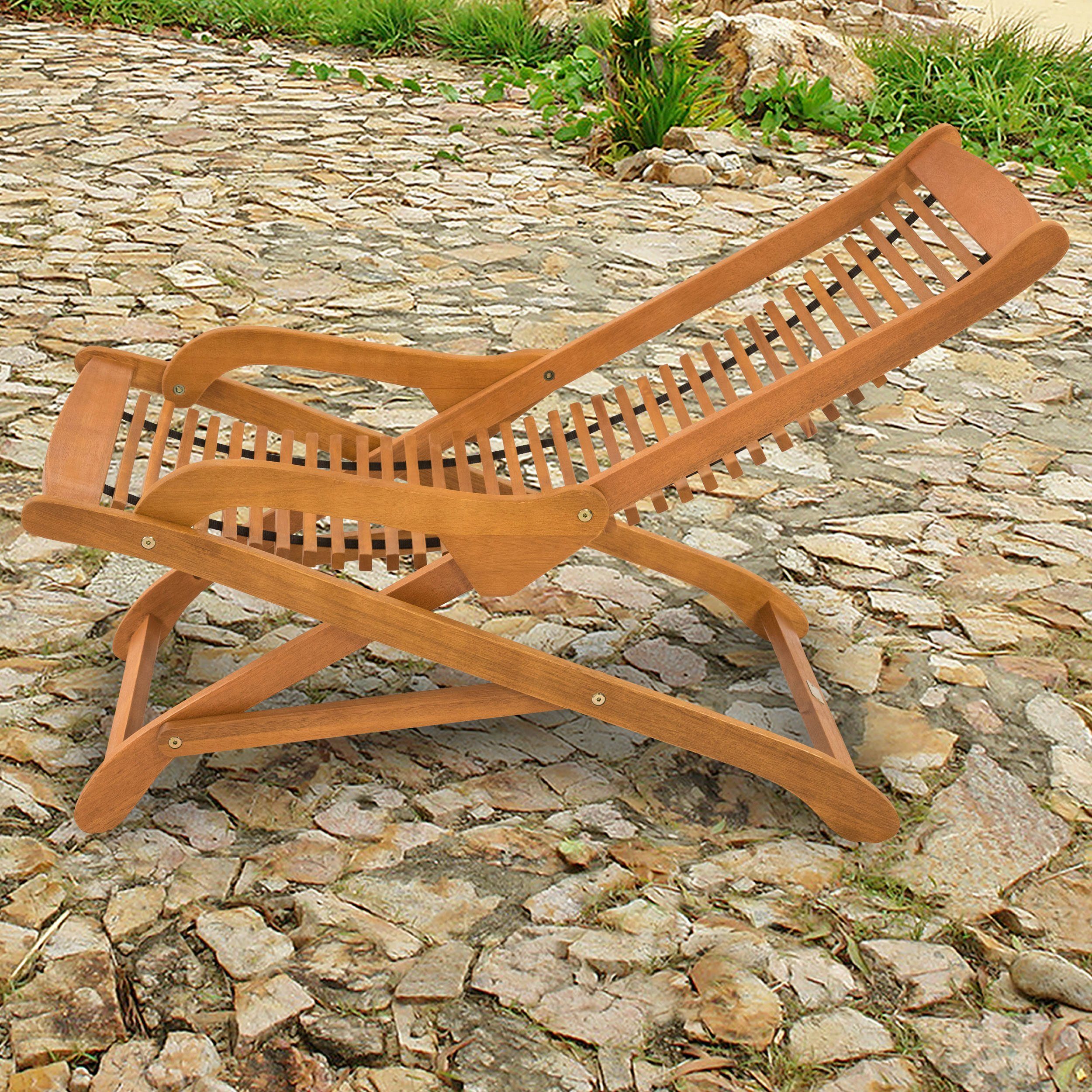 indoba Gartenliege Sun Flair, IND-70007-RC, mit freihängender Liegefläche