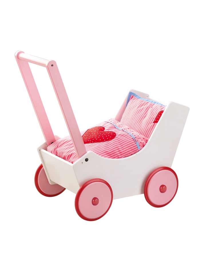 Haba Puppenwagen Puppenwagen Herzen in mehrfarbig günstig kaufen onesize