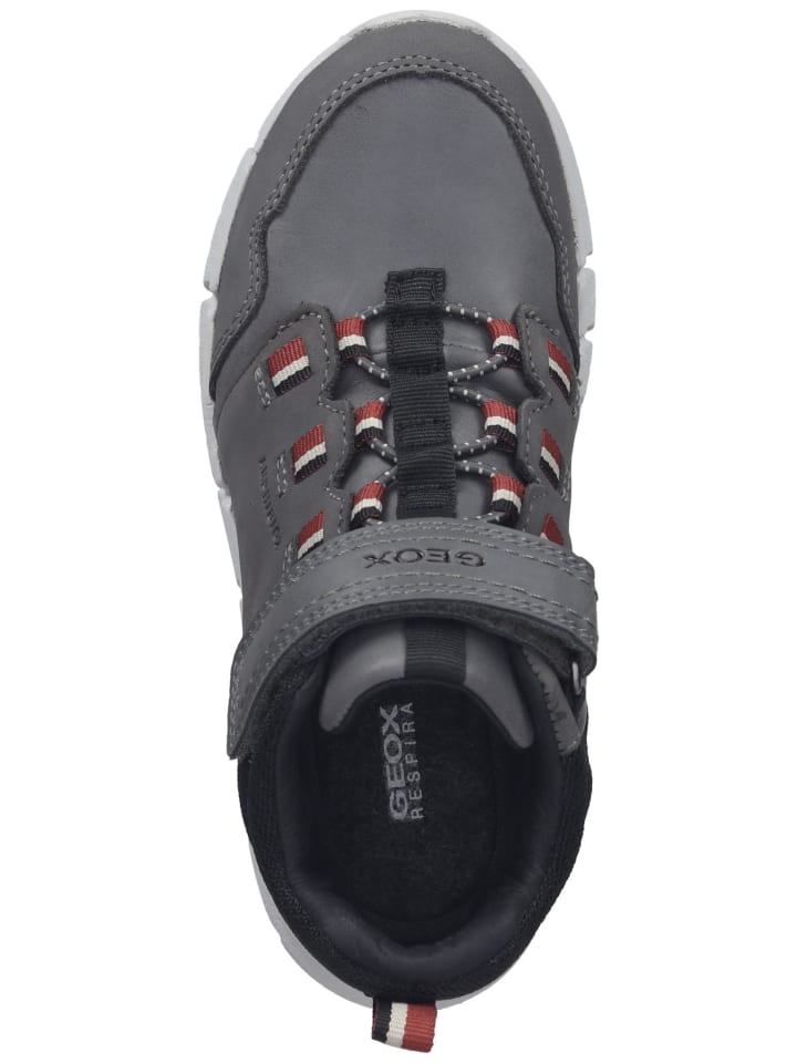 Geox Stiefelette in Grau/Rot günstig kaufen