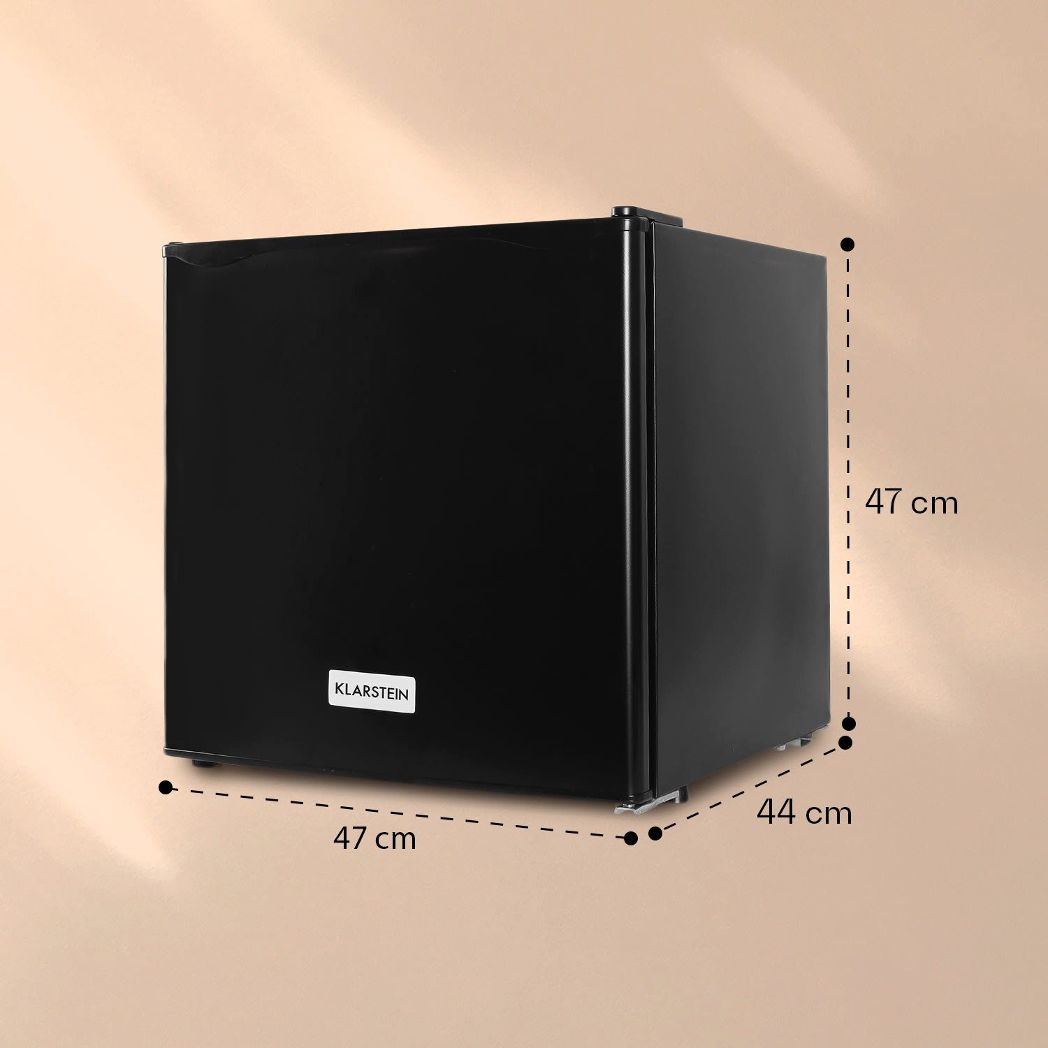 Klarstein Gefrierschrank CO2-Garfield-B 10029334A, 47 cm hoch, 47 cm breit, Tiefkühlschrank freistehend Gefriertruhe Gefrierschrank groß Kühltruhe