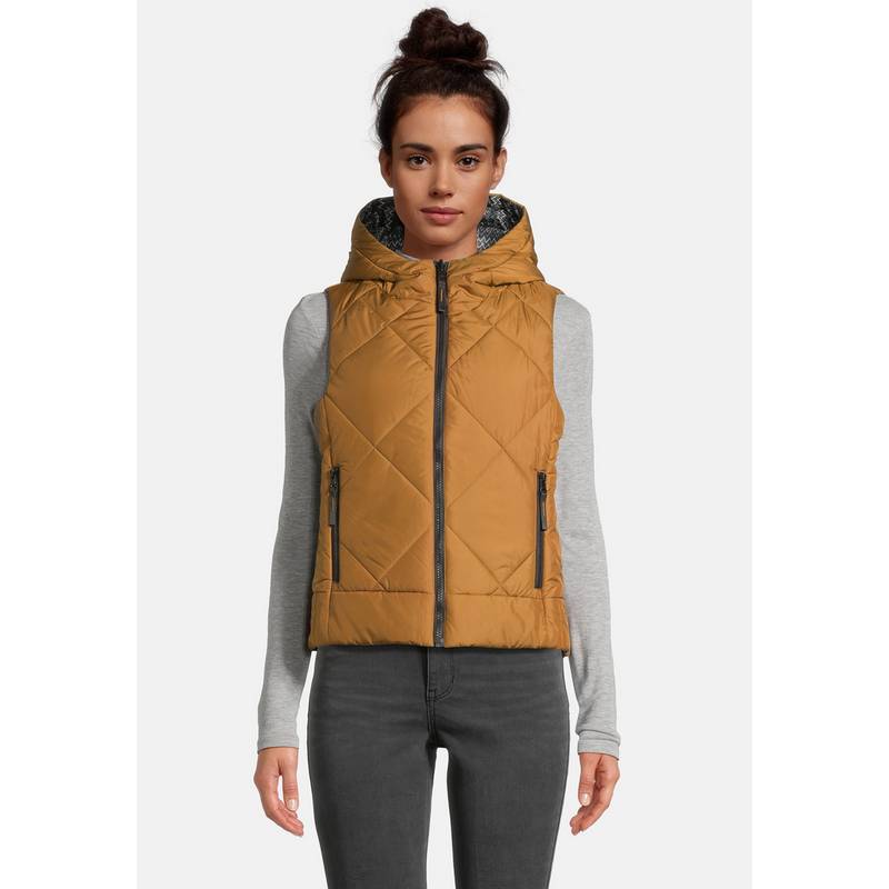 Krimson Klover Vesta Hooded Reversible Vest Steppweste Damen