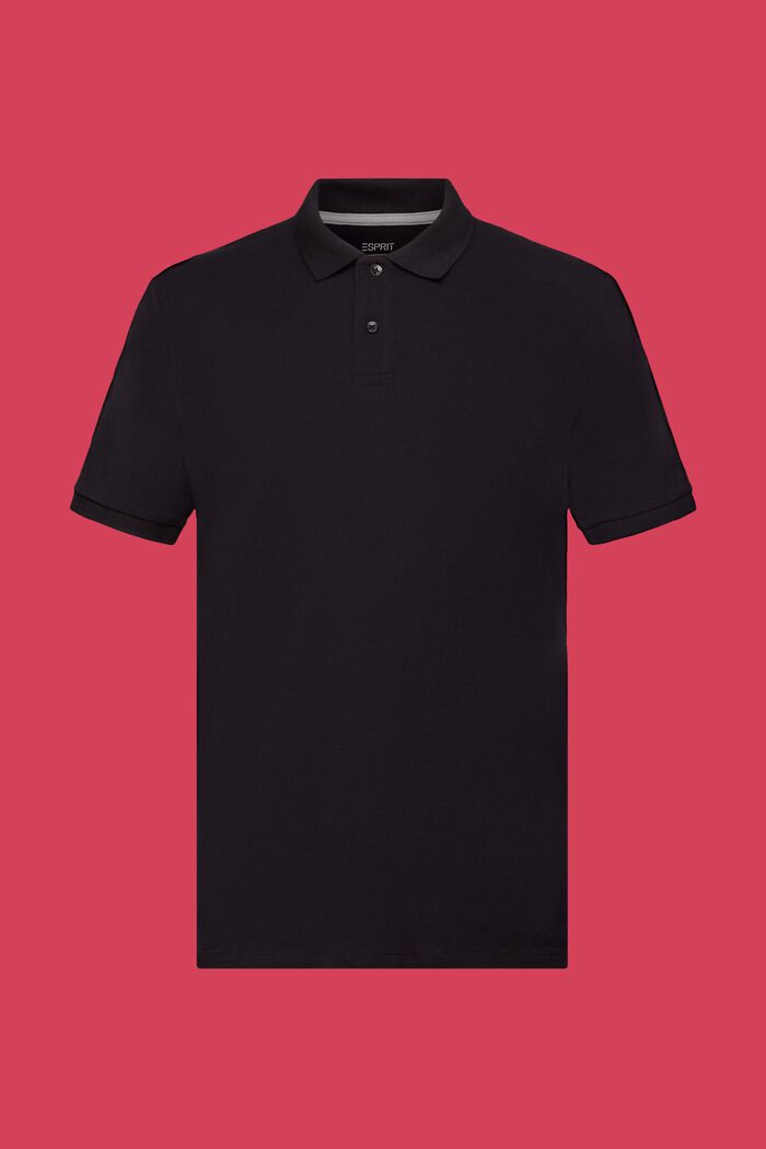 Slim-Fit-Poloshirt aus Baumwoll-Piqué
