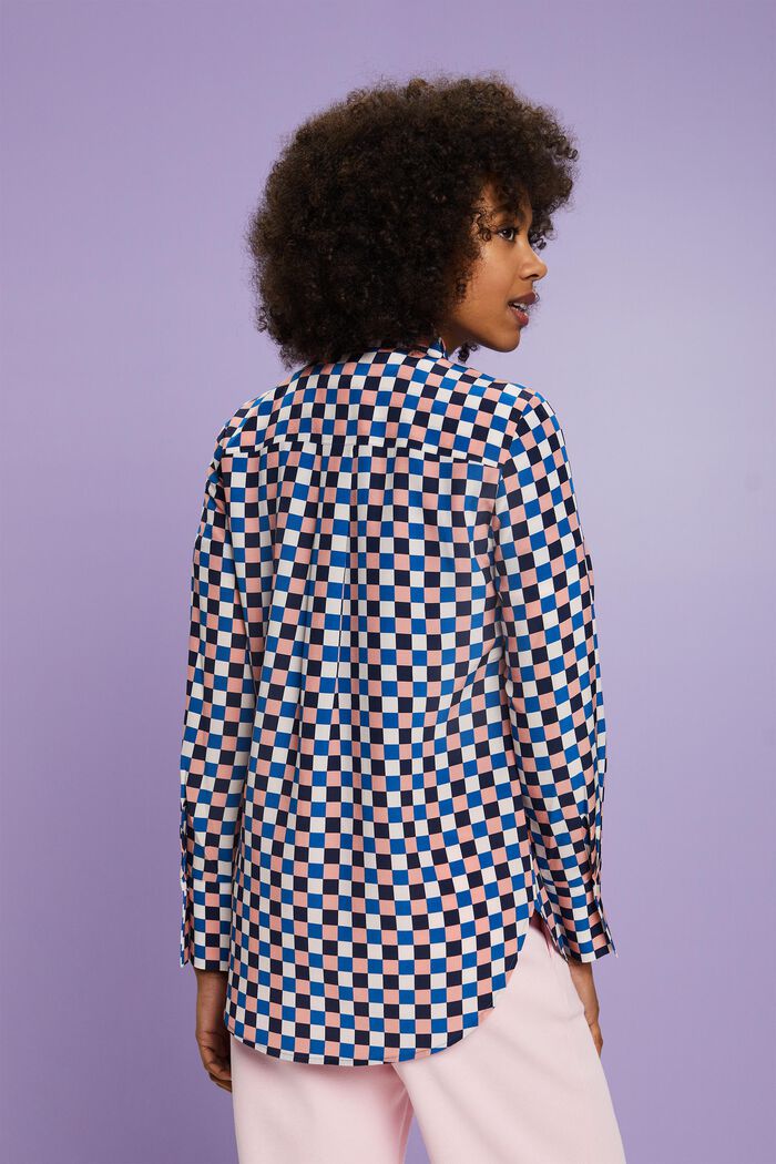Bedruckte Seidenbluse