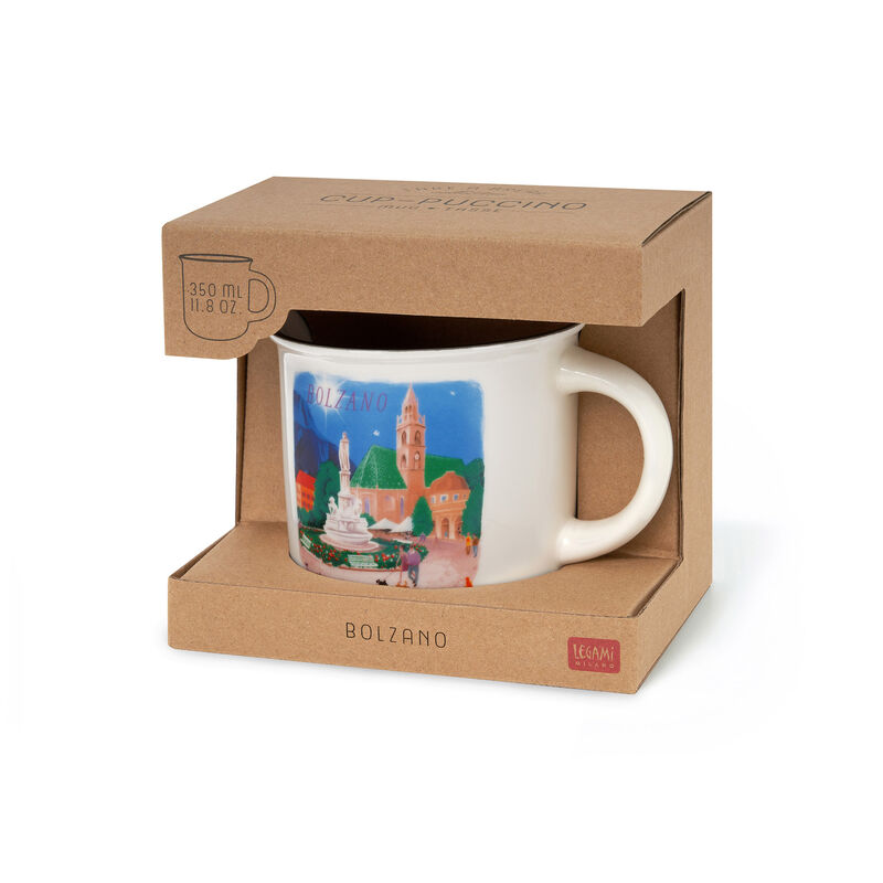 Xícara de porcelana - Cup-Puccino - Coleção Cidades do Mundo