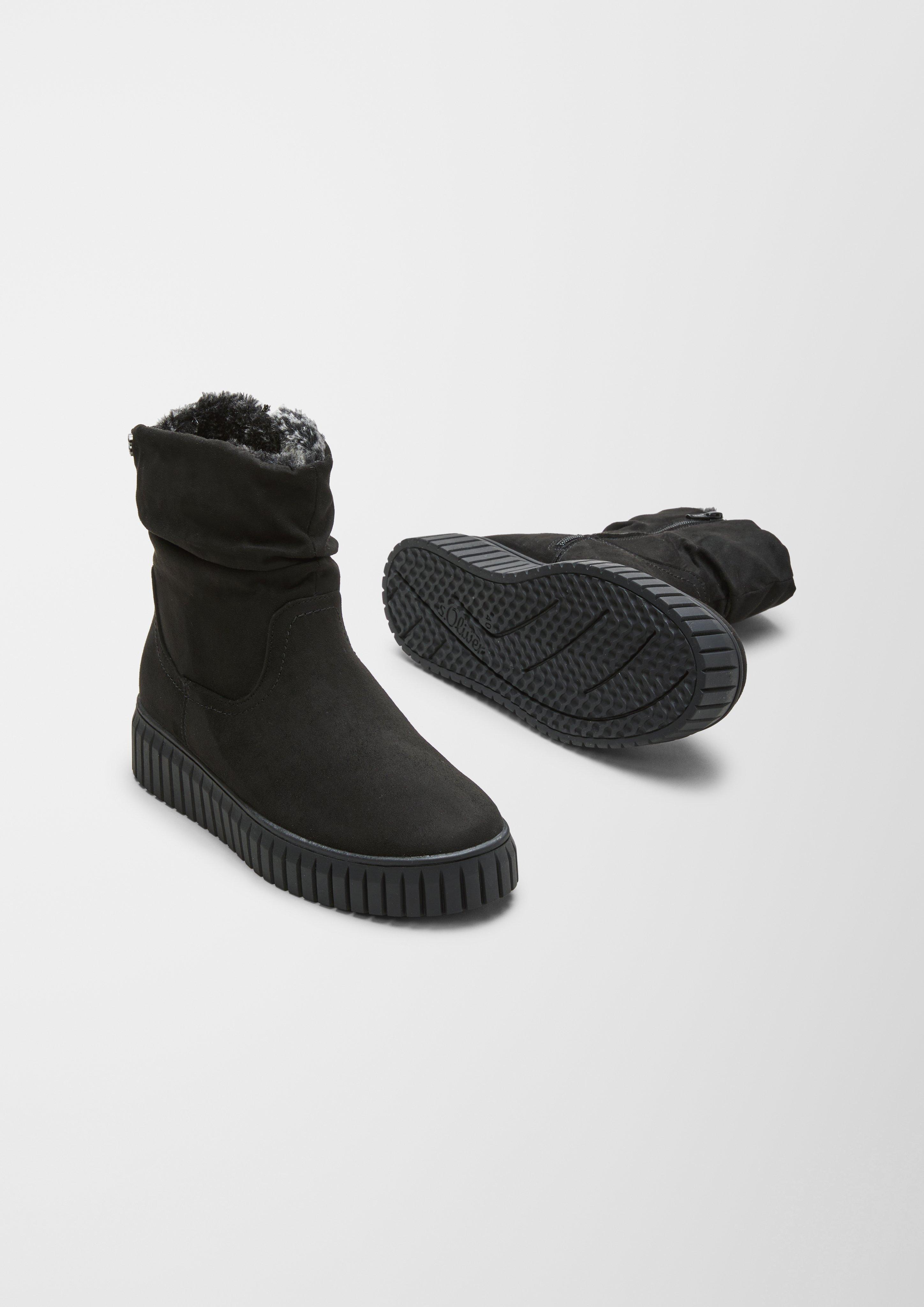 Gefütterte Boots mit Plateausohle  6006631-001