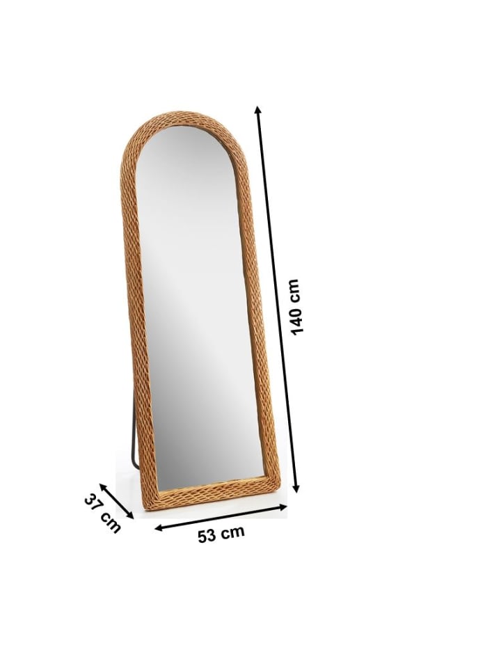kobolo Wandspiegel LIAM24 in Braun günstig kaufen onesize