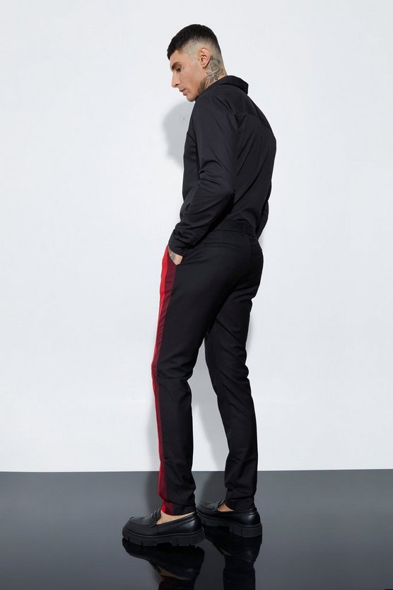 Tall Skinny Colorblock Anzughose
