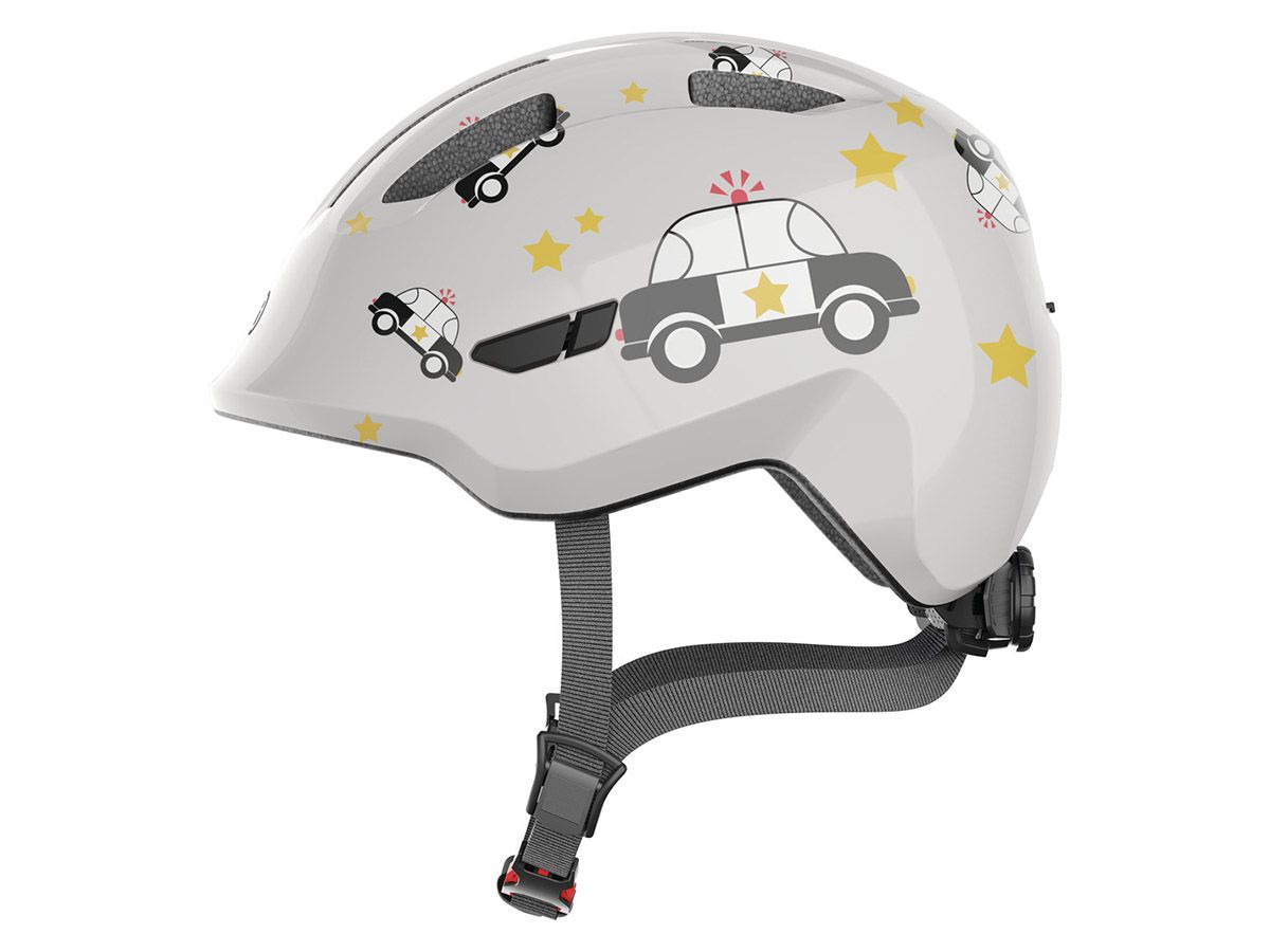 Abus Smiley 3.0 Grey Police Kinderfahrradhelm