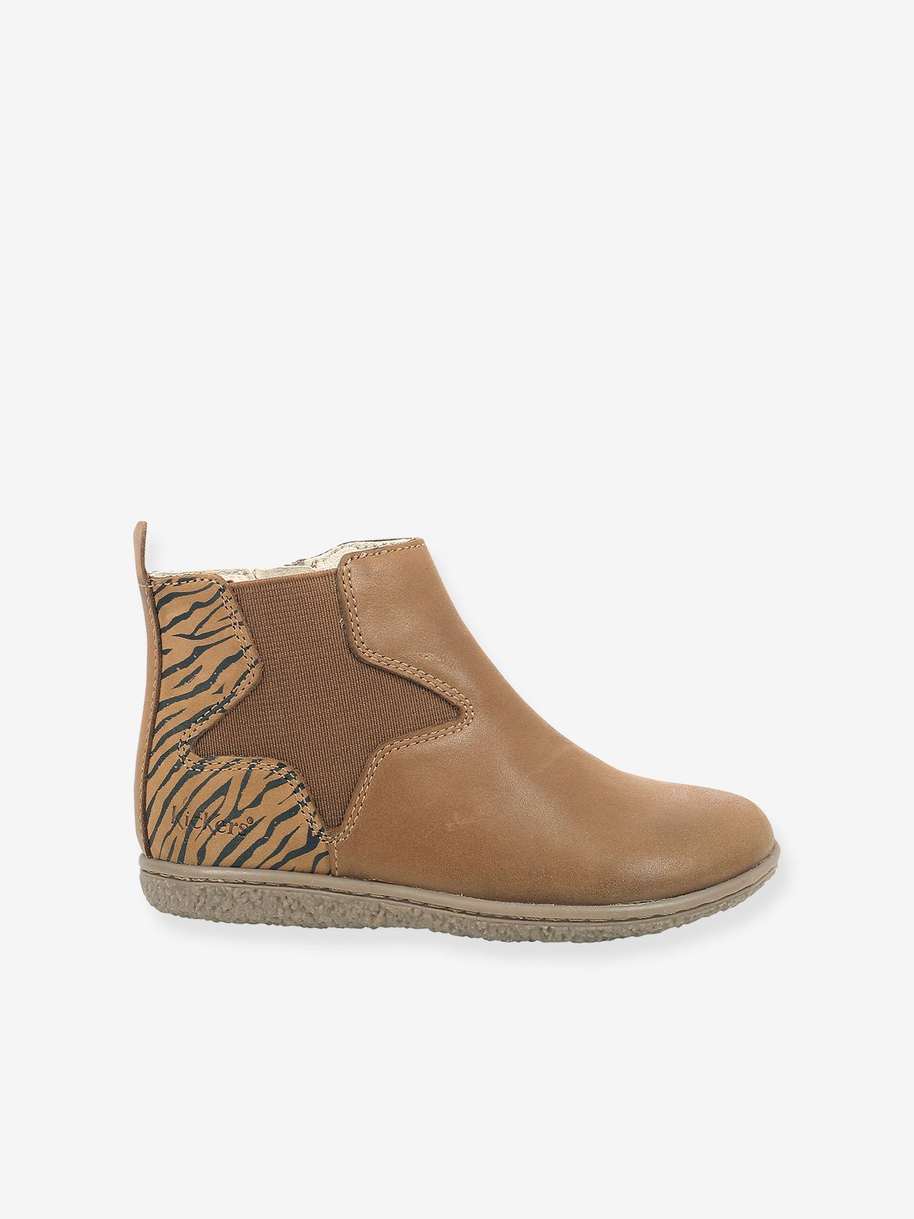 Kickers Mädchen Boots VERMILLON KICKERS - lackschwarz