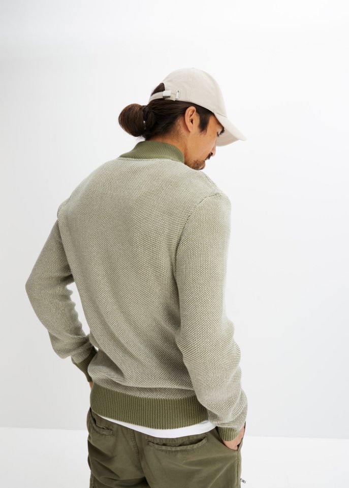 Pullover mit Stehkragen