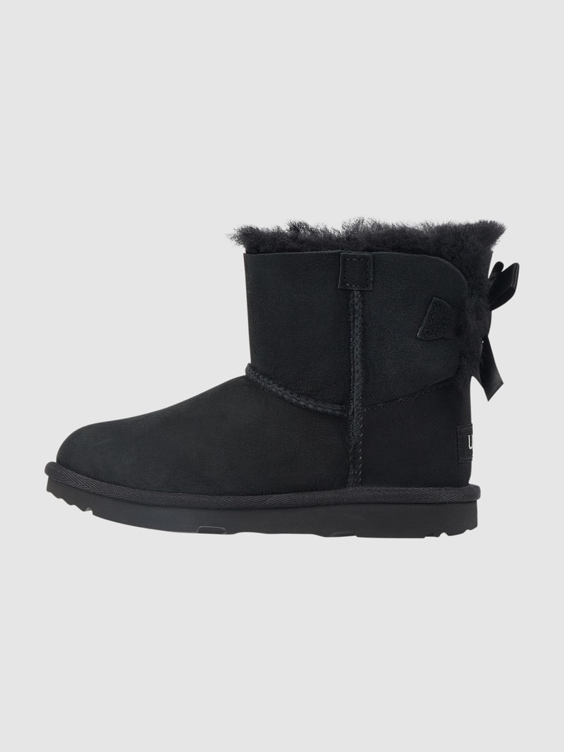 Boots mit Lammfellfutter Modell 'Bailey' in schwarz