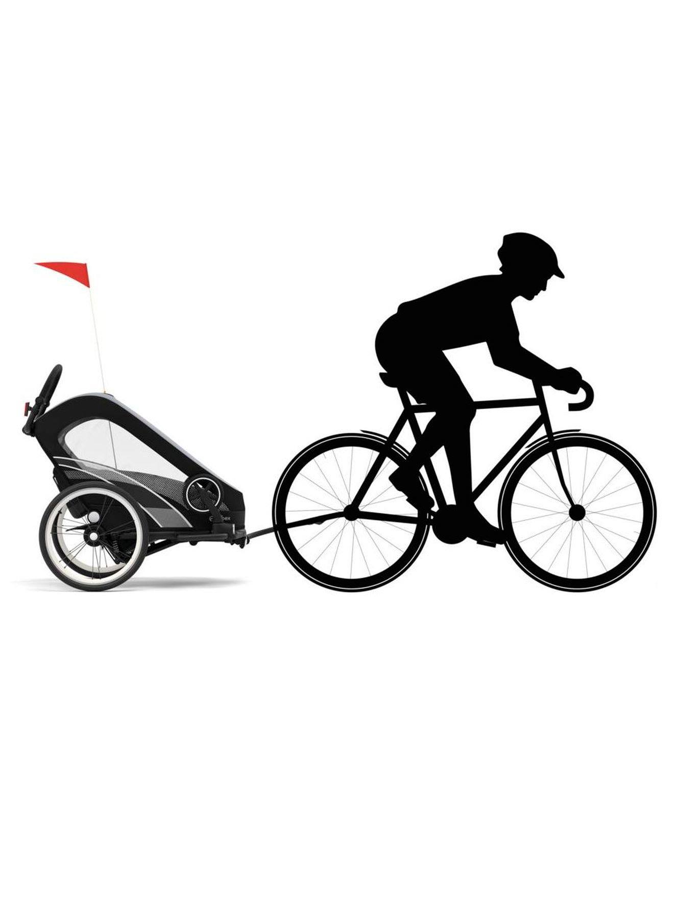 Poussette Zeno bike One Box CYBEX noir