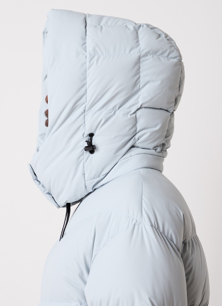Woolrich Matt quilted jacket with down padding and removable hood