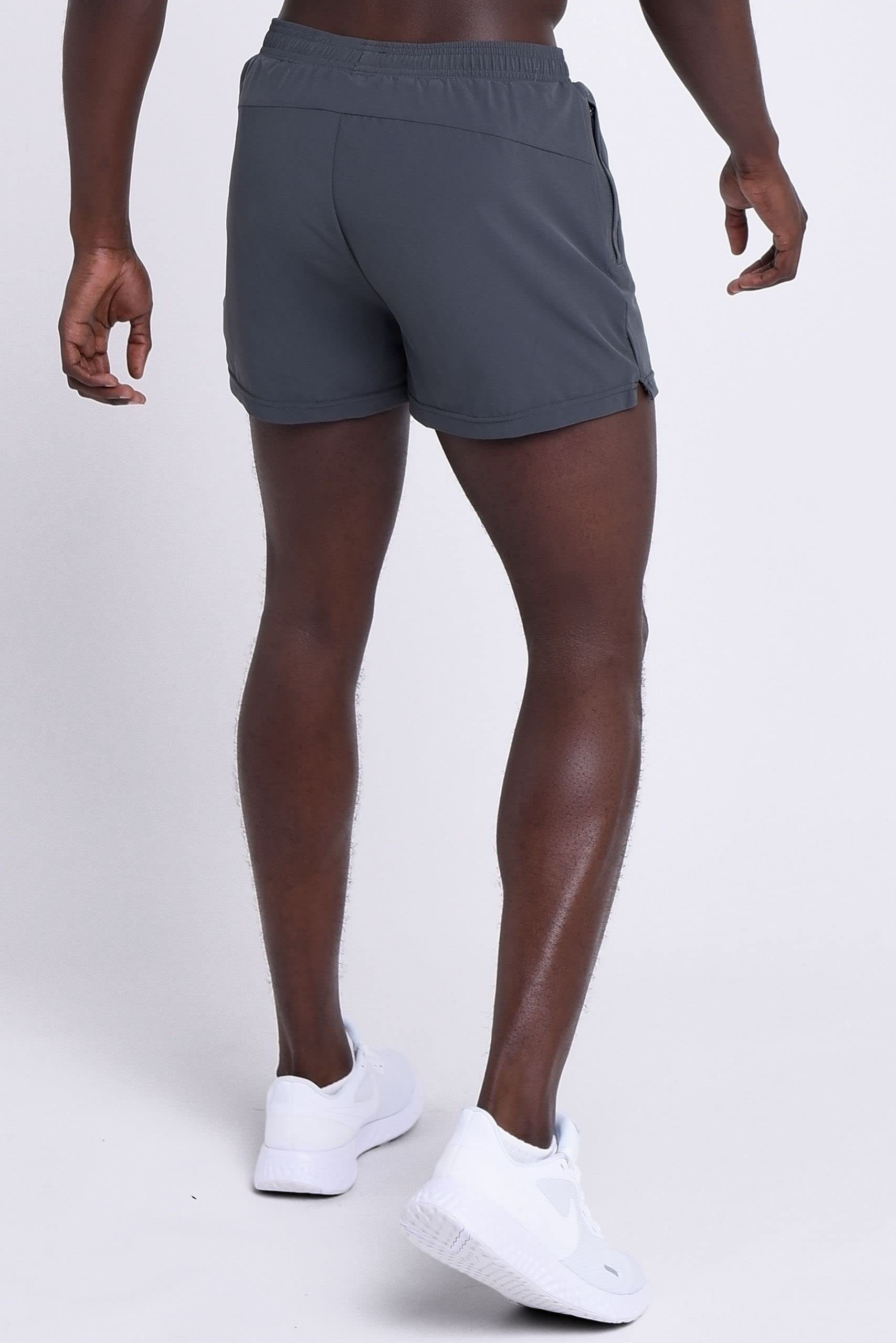 TCA Trainingsshorts TCA Herren Netzgewebe Short - Dunkelgrau