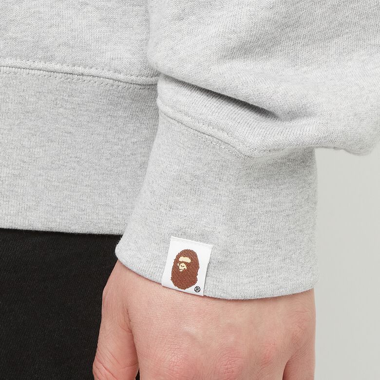 A Bathing Ape Head One Point Crewneck gray