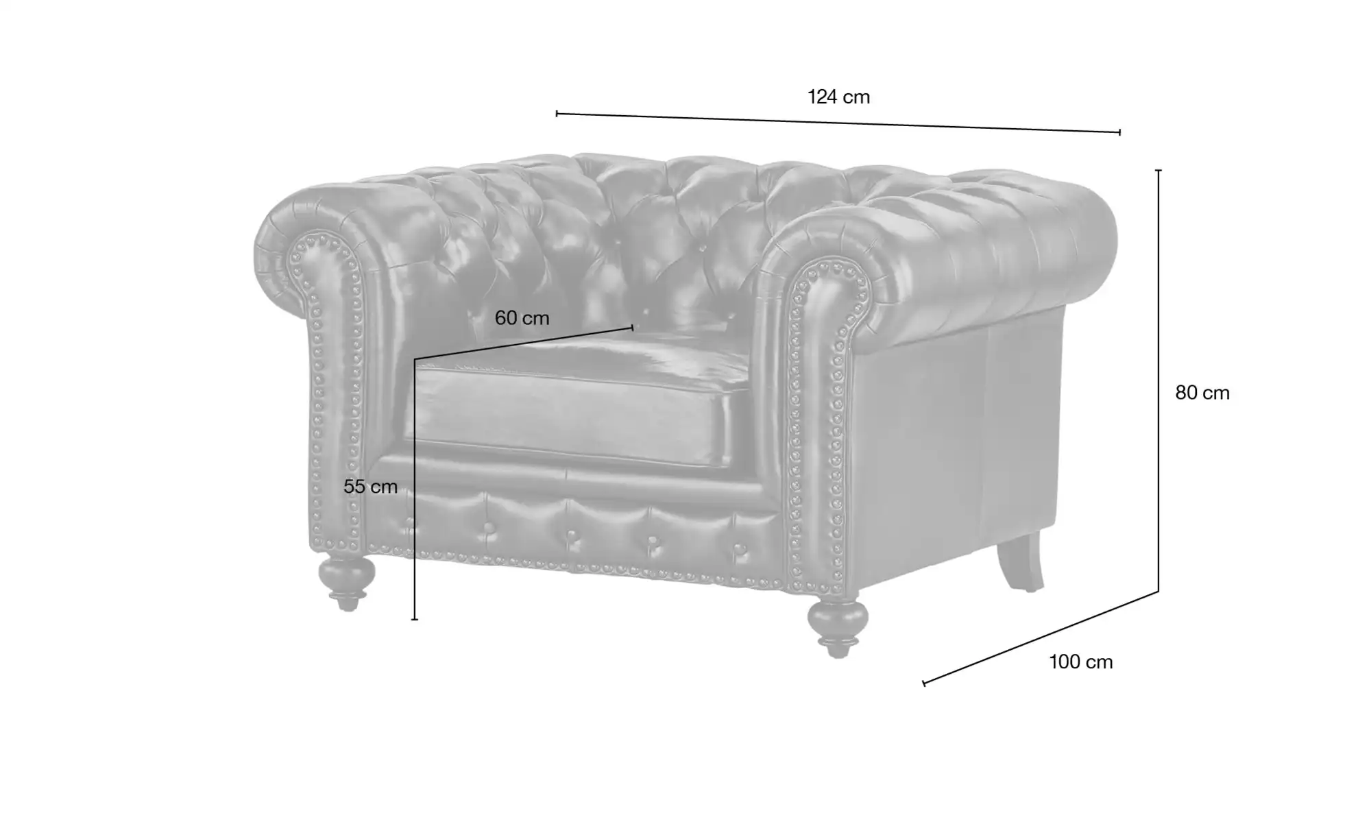 Primo Sessel Chesterfield