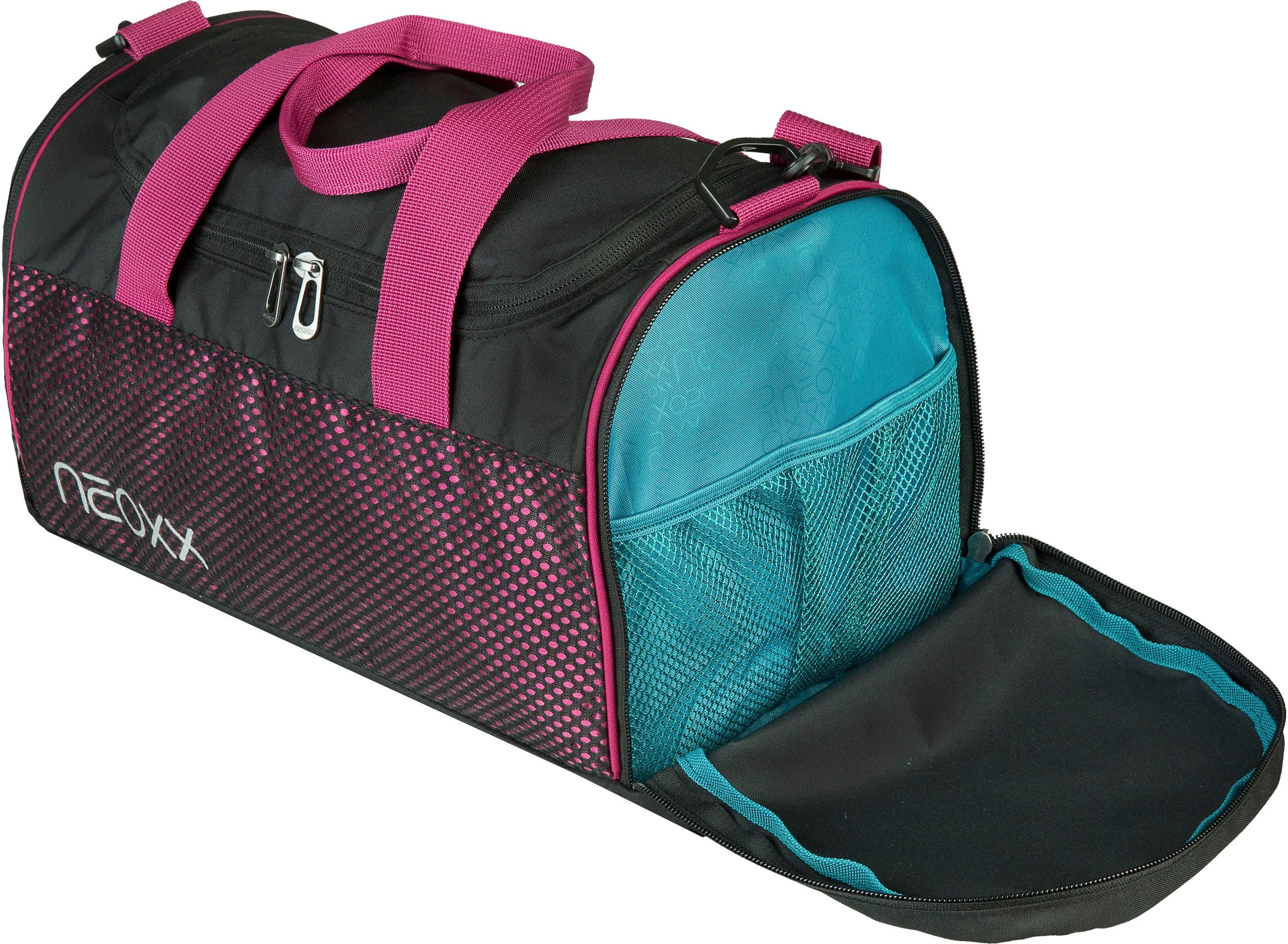 neoxx Sporttasche Champ, Crazy in Mesh, zum Teil aus recyceltem Material
