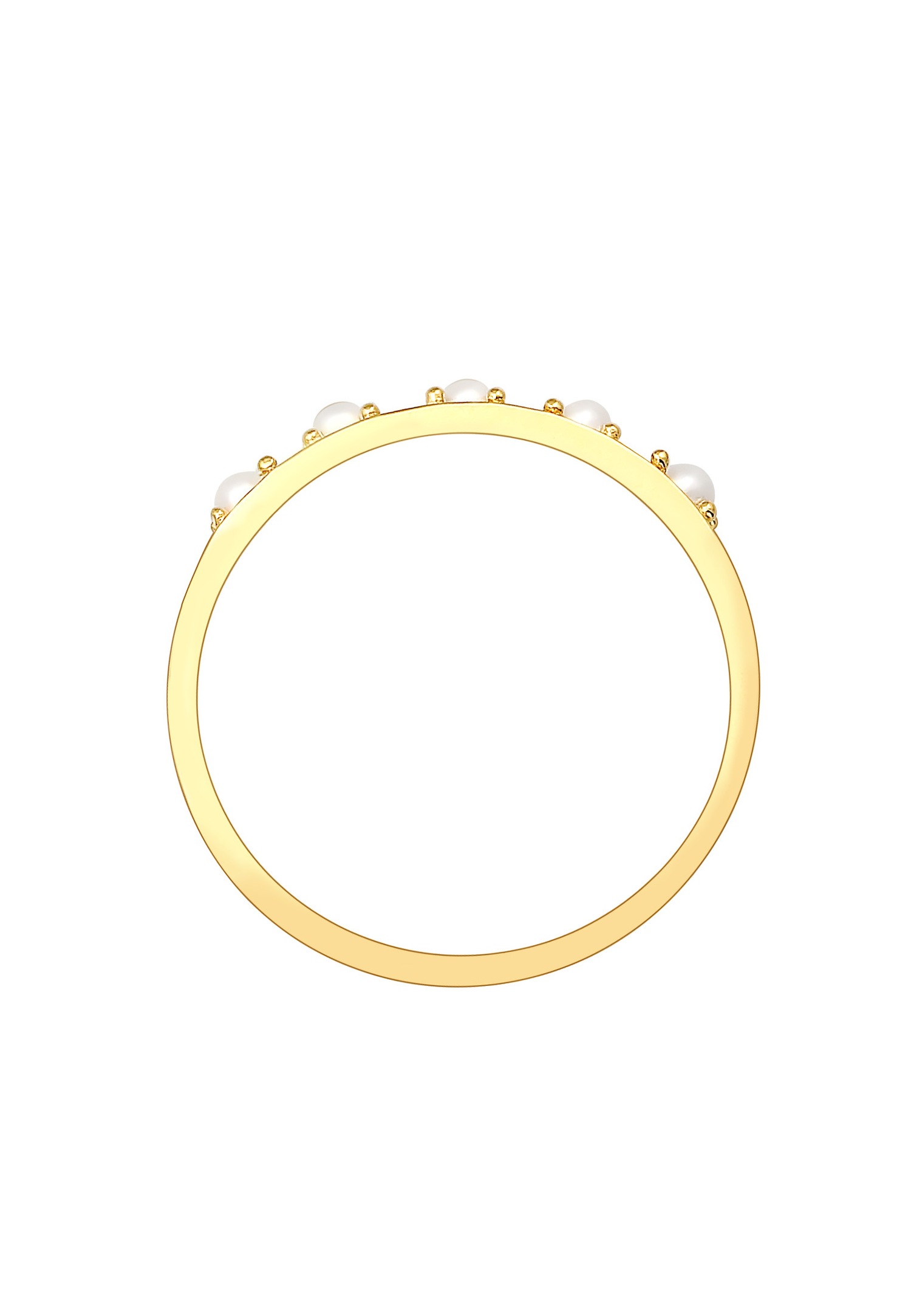 Collana da donna Elli, elegante e semplice, con perle sintetiche in argento sterling 925.