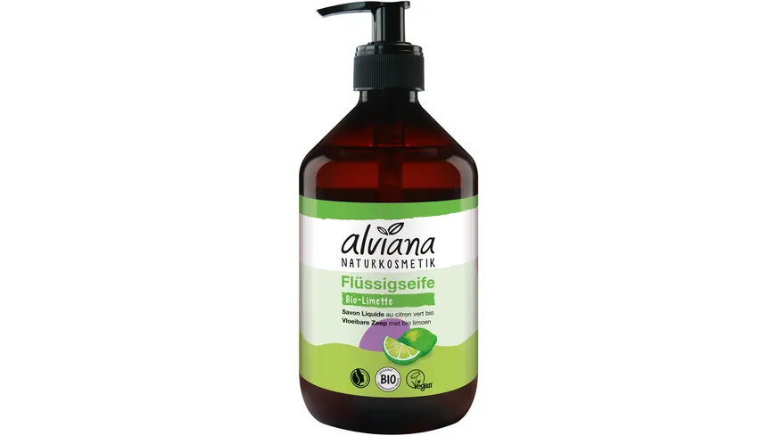 alviana Flüssigseife Bio-Limette 500 ml