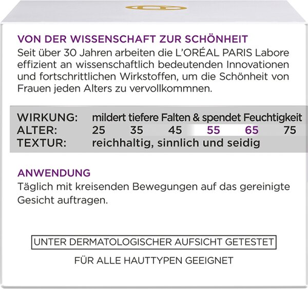 L'Oréal Paris Anti-Falten Experte Festigende-Pflege Tag Calcium 55+ Gesichtscreme