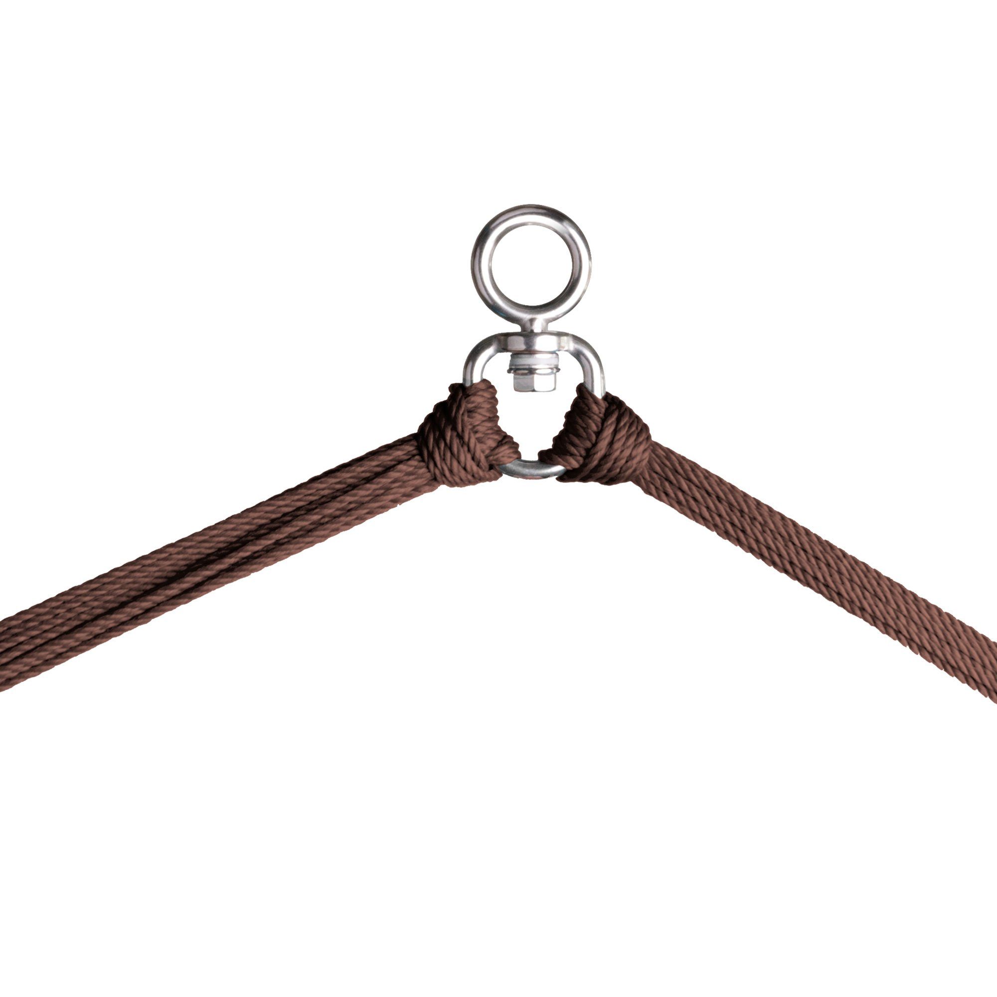 La Siesta Hängestuhl Hängestuhl Hängesessel Lounger HABANA chocolate Bio Baumwolle La Sies, Hochwertige Qualität
