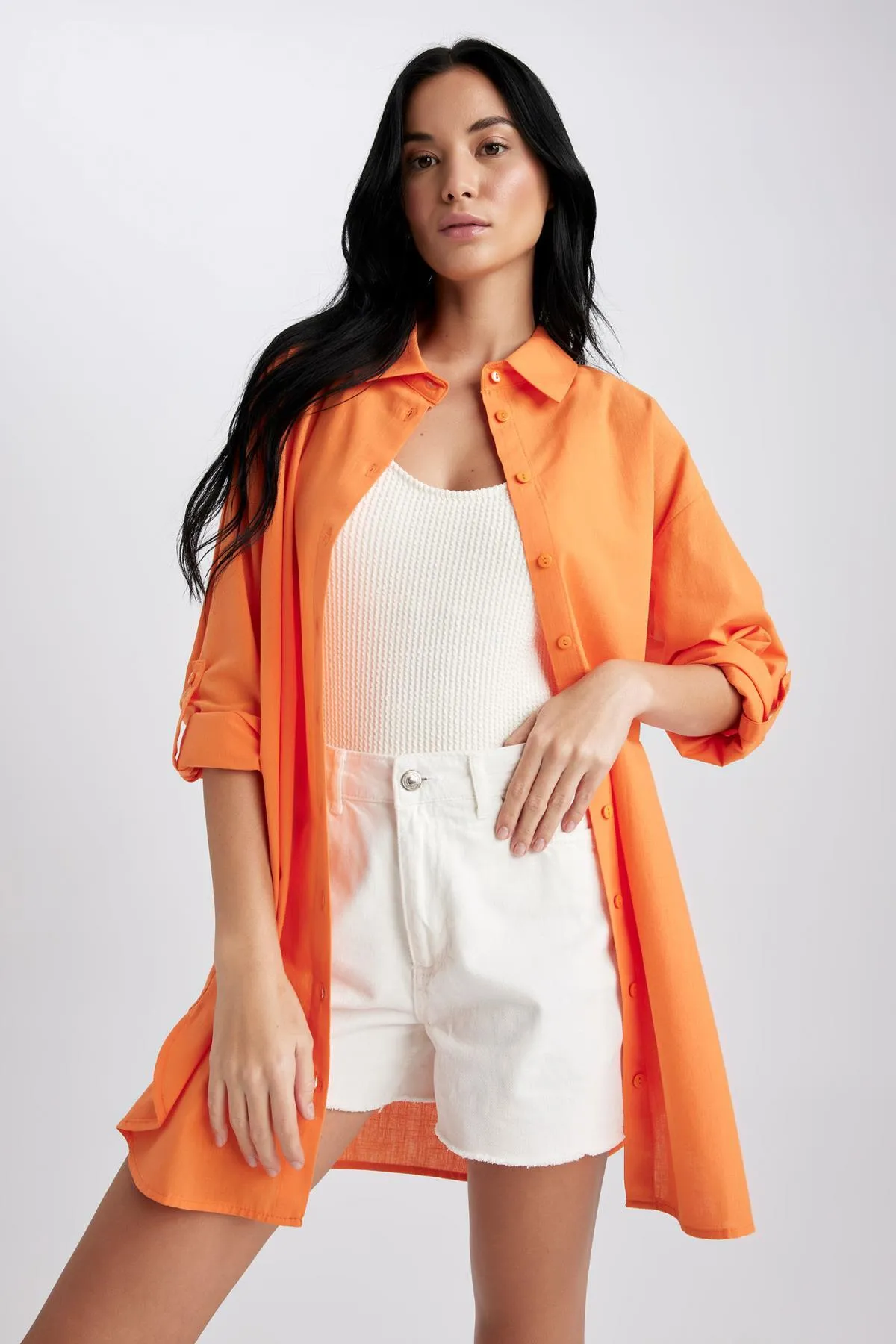 DeFacto  Fall In Love Regular Fit Beach 100 Cotton Clothes W8241az23sp