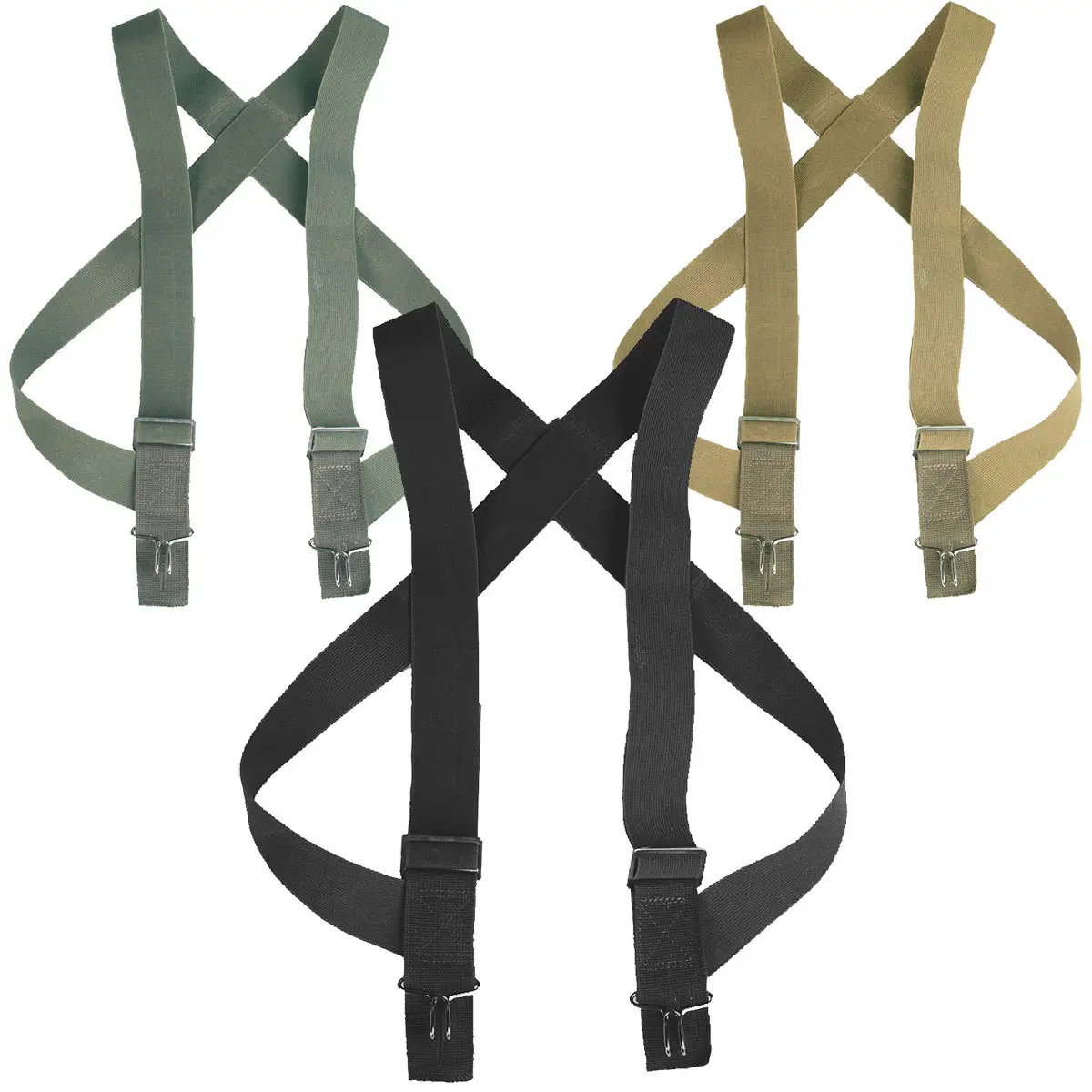 Hosenträger mit Haken versch. Farben