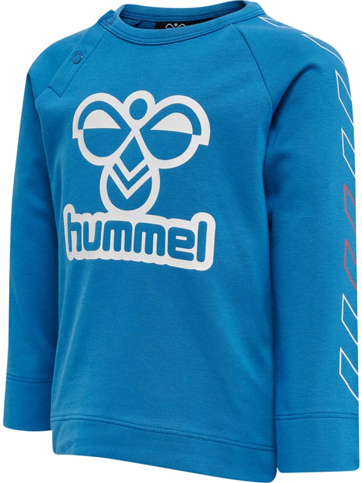 Hummel Hummel Druckknopf T-Shirt Raglanärmel Hmlcody Jungen in VALLARTA BLUE günstig kaufen