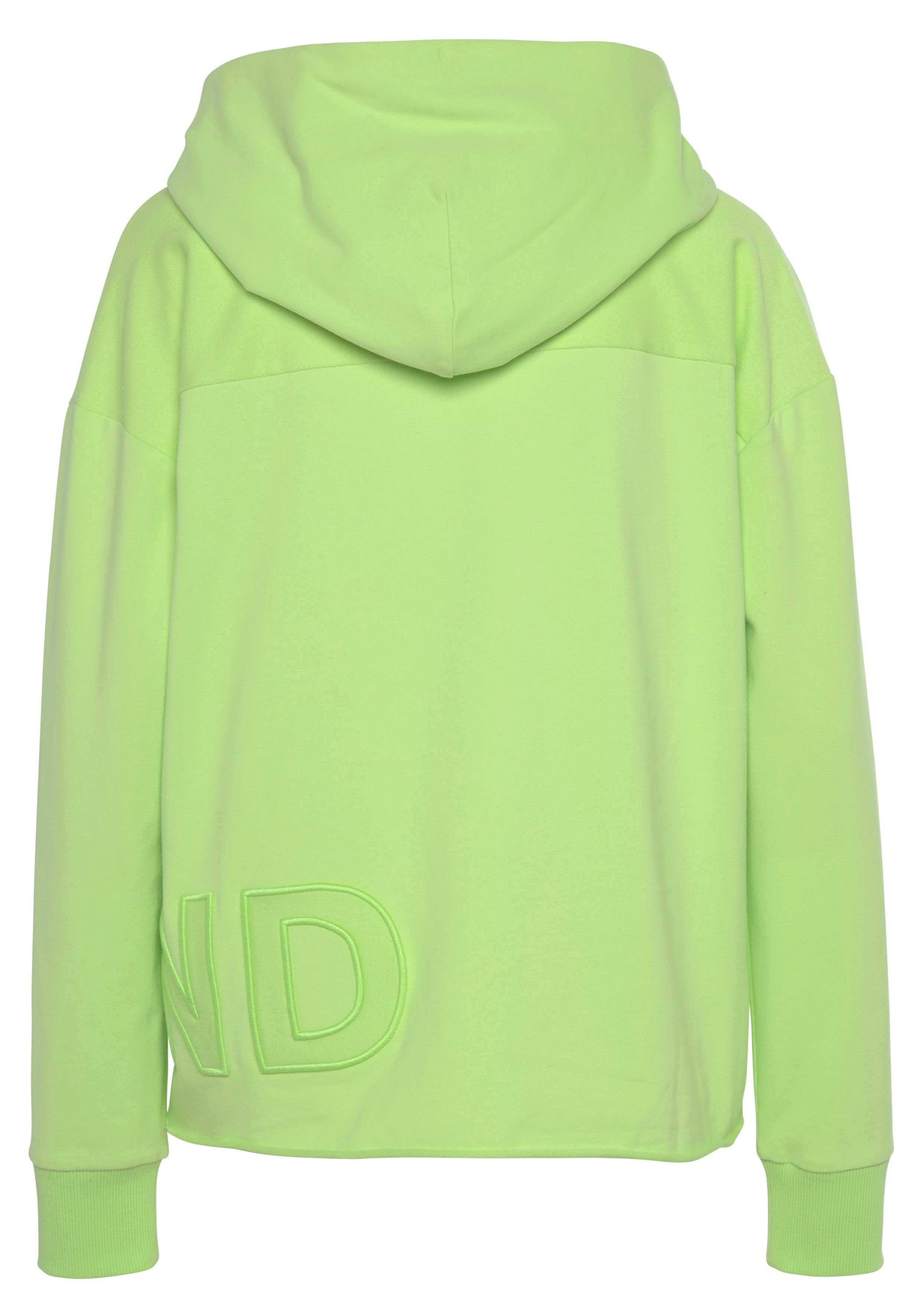 Elbsand Kapuzensweatshirt Elgin mit Logostickerei